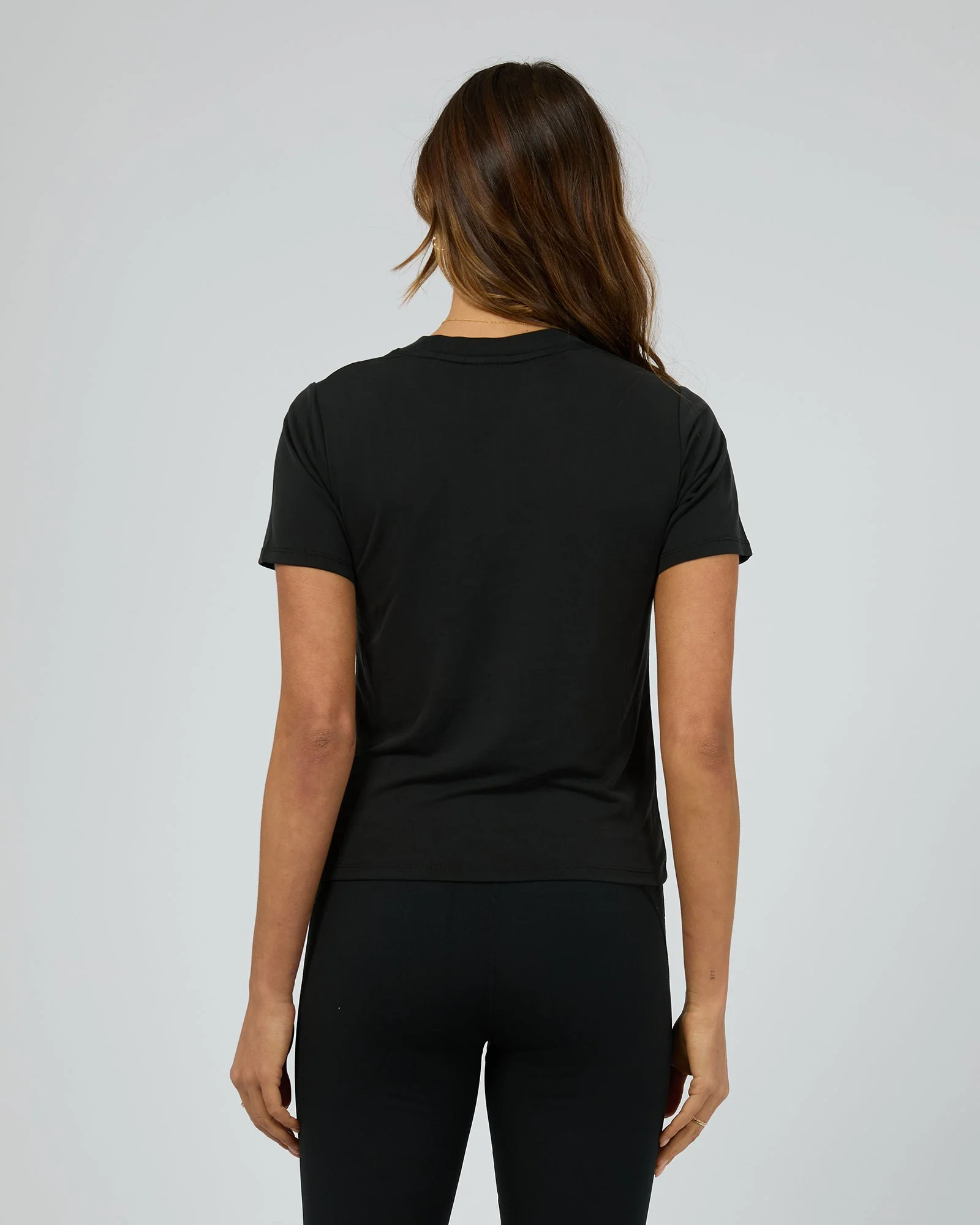 All About Eve Luxe Active Tee Black - Image 6