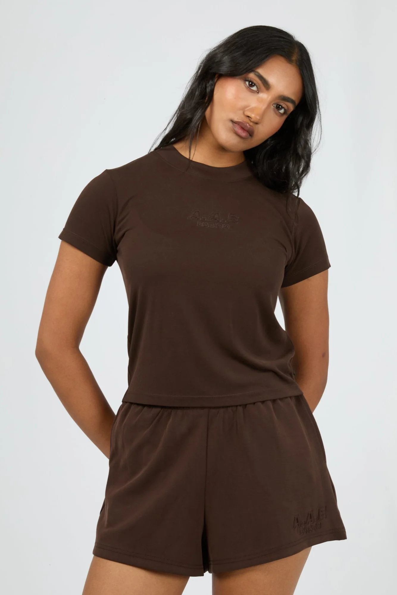 All About Eve Luxe Active Tee Brown