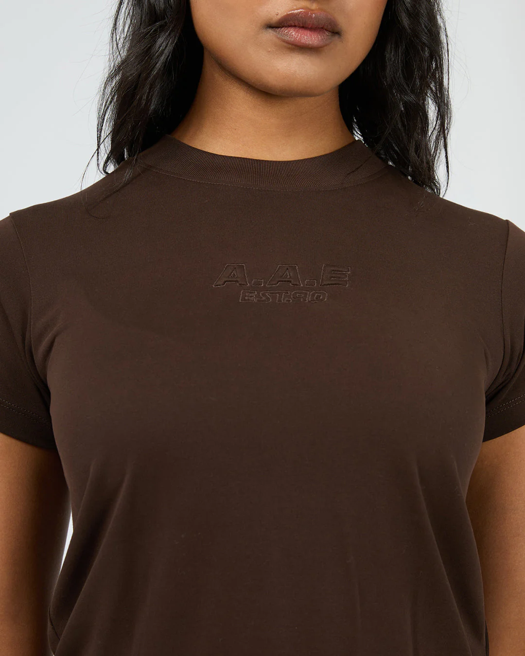 All About Eve Luxe Active Tee Brown - Image 2
