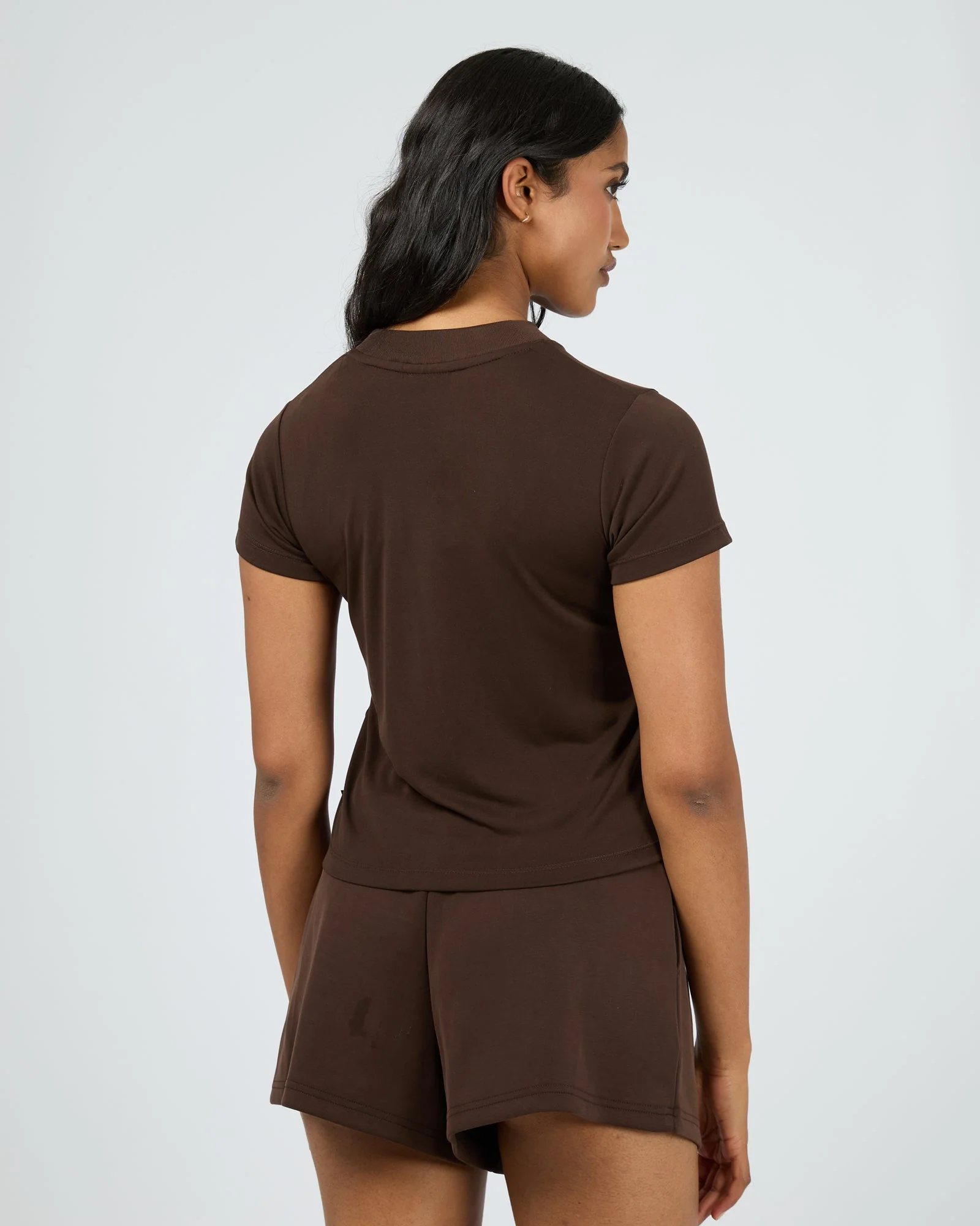 All About Eve Luxe Active Tee Brown - Image 6