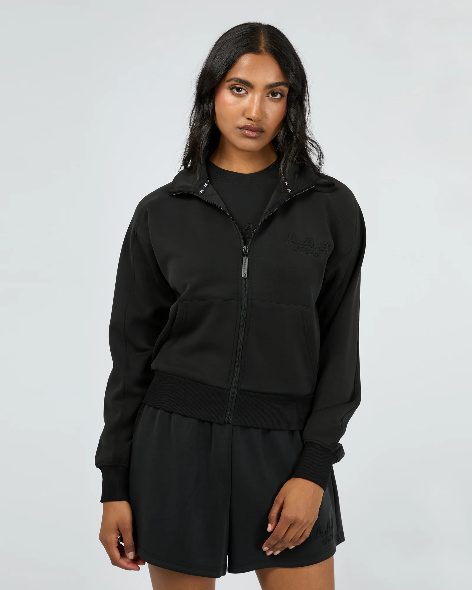 All About Eve Luxe Active Zip Through Black