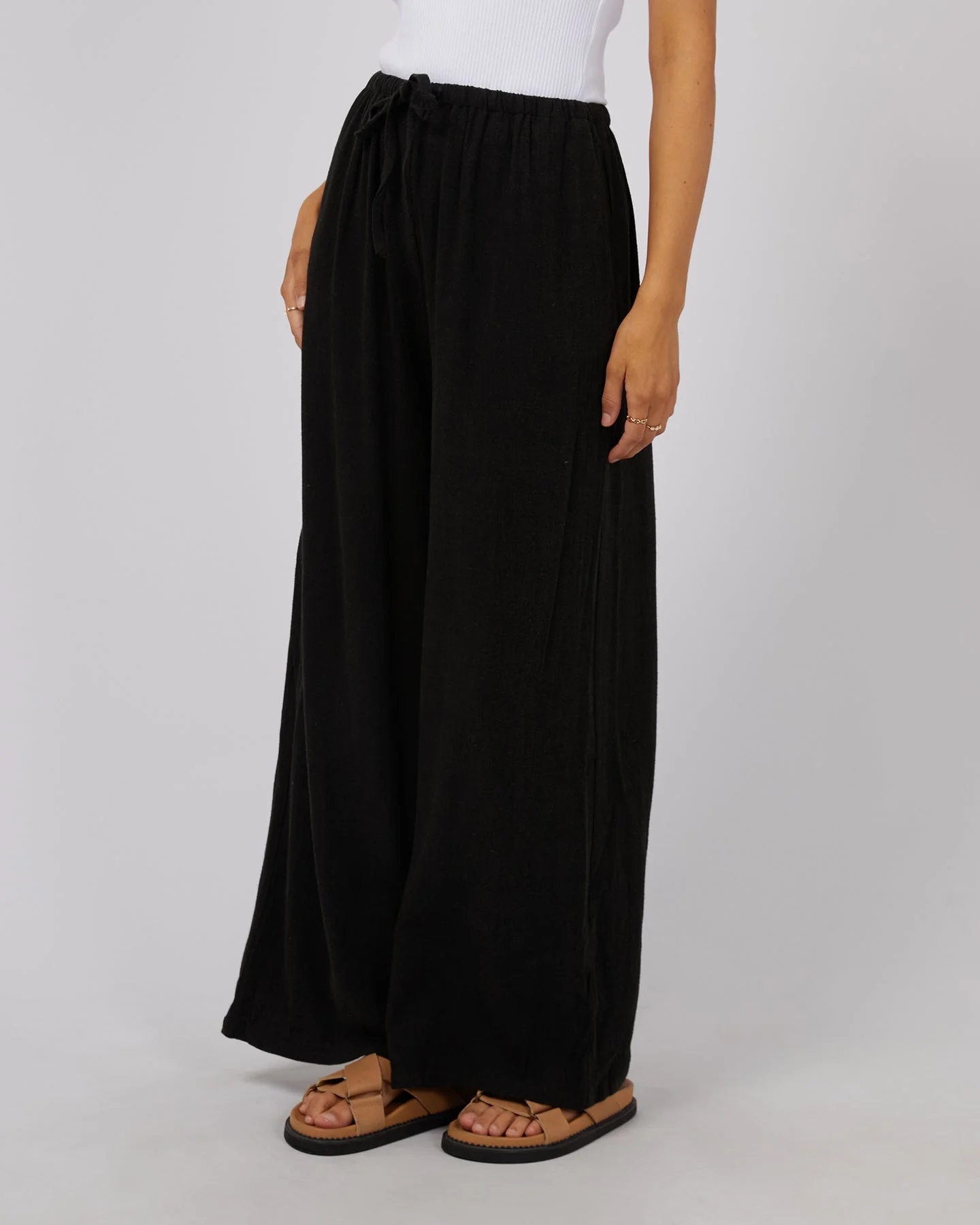 All About Eve Luxe Linen Pant Black - Image 5