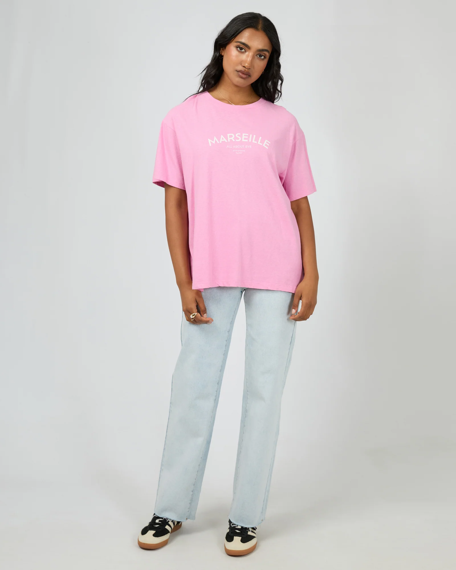 All About Eve Marseille Oversized Tee Mauve - Image 3