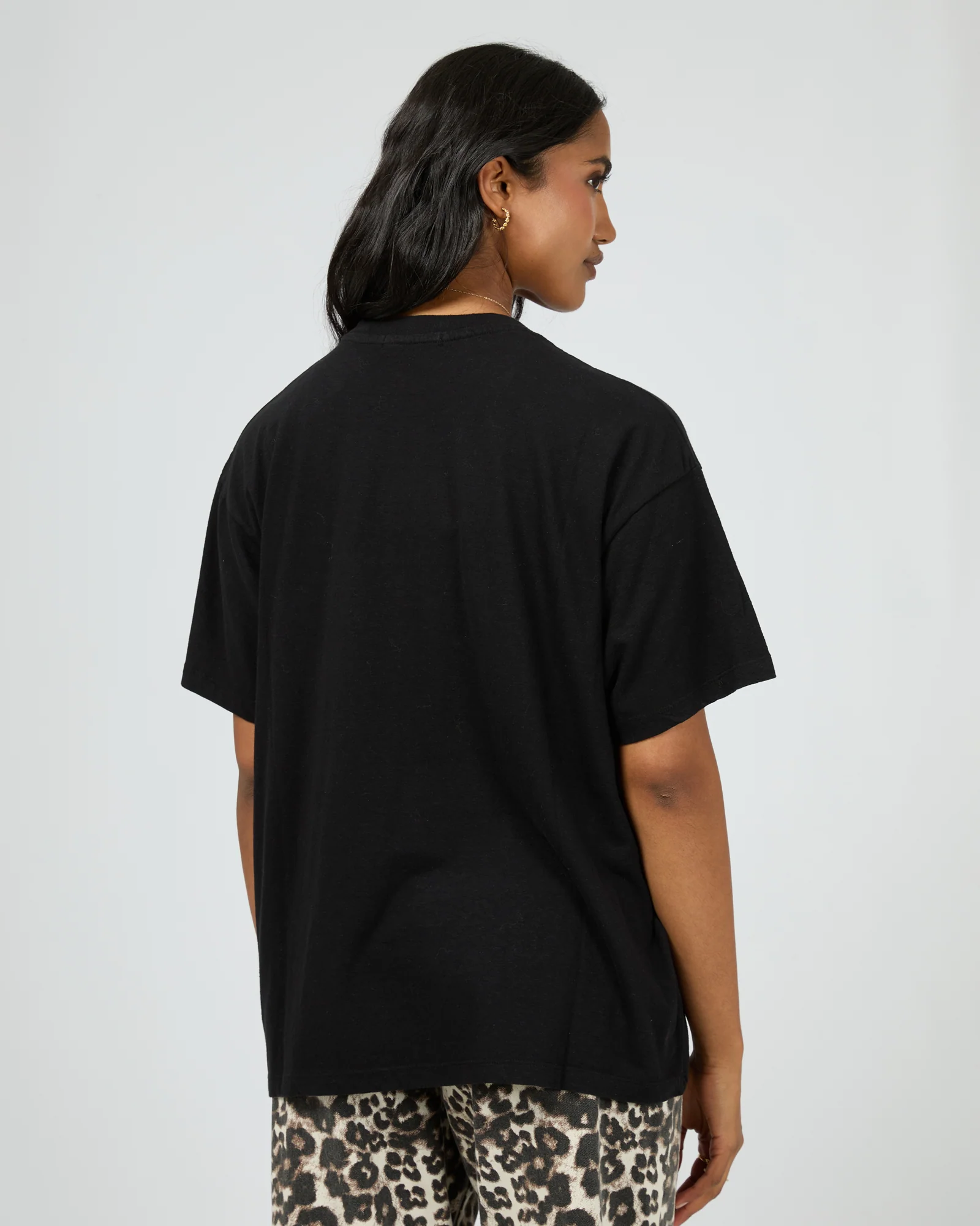 All About Eve Marseille Oversized Tee Washed Black - Image 6