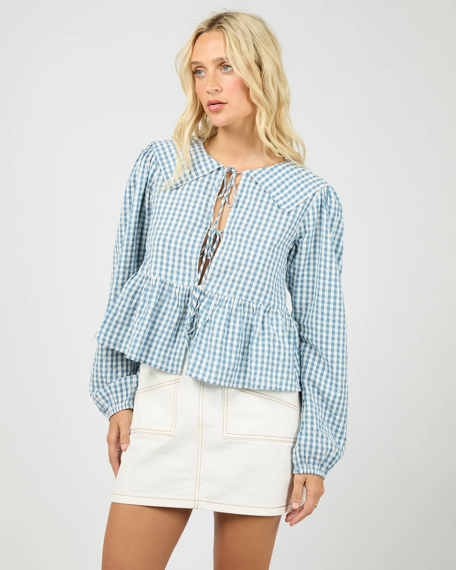 All About Eve Micky LS Top Check - Image 7