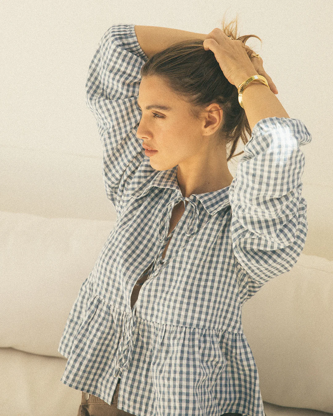 All About Eve Micky LS Top Check - Image 8