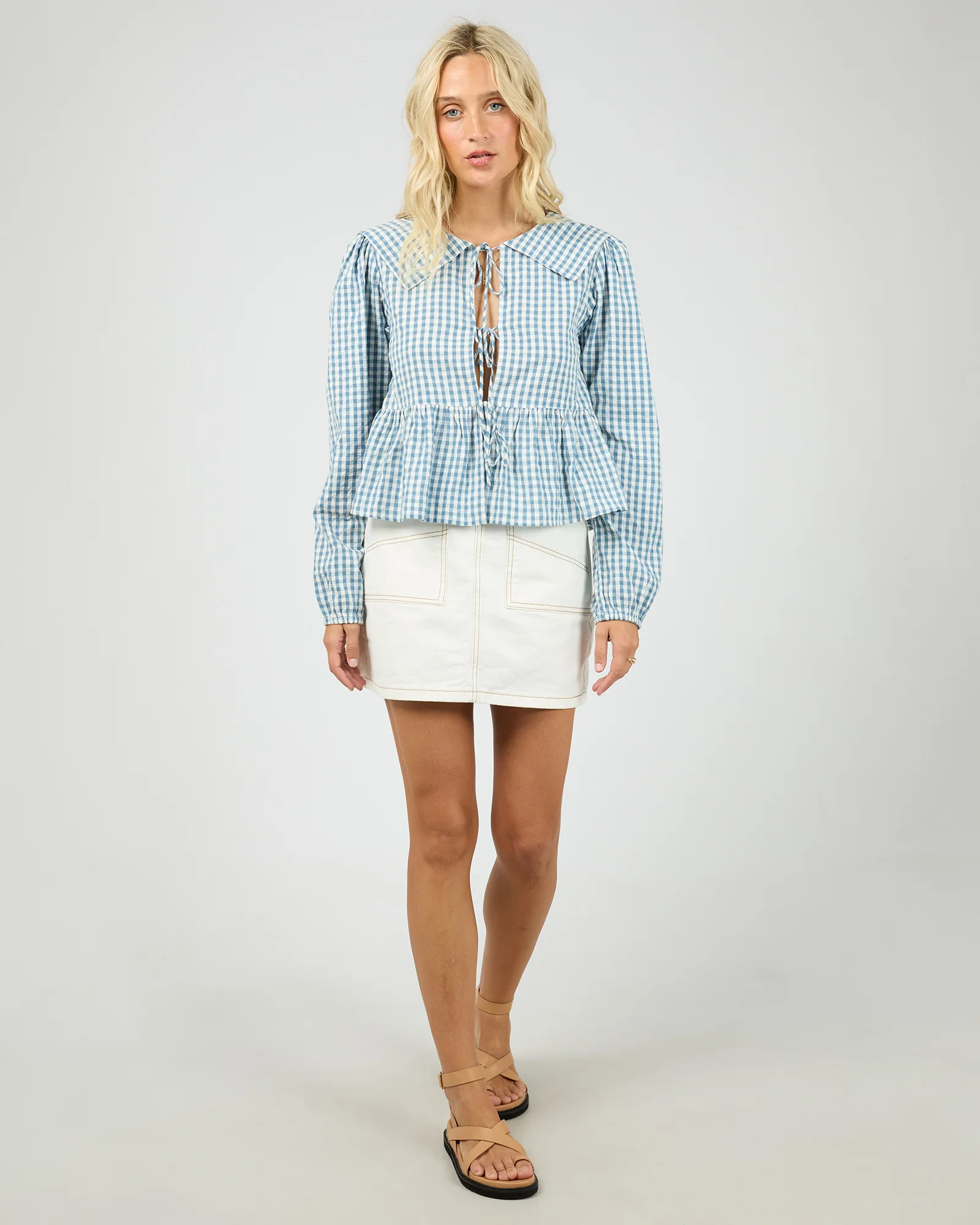 All About Eve Micky LS Top Check - Image 9