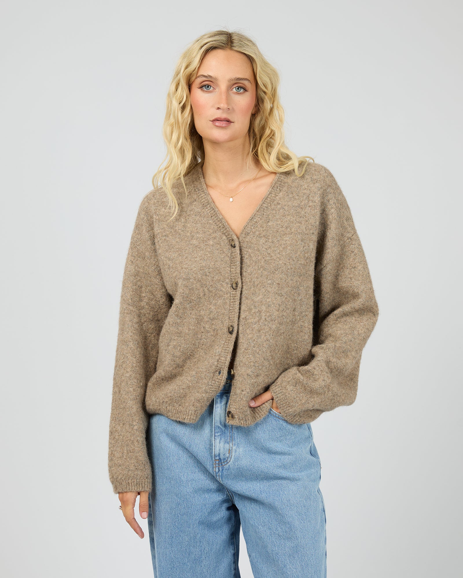 All About Eve Nova Cardigan Mocha