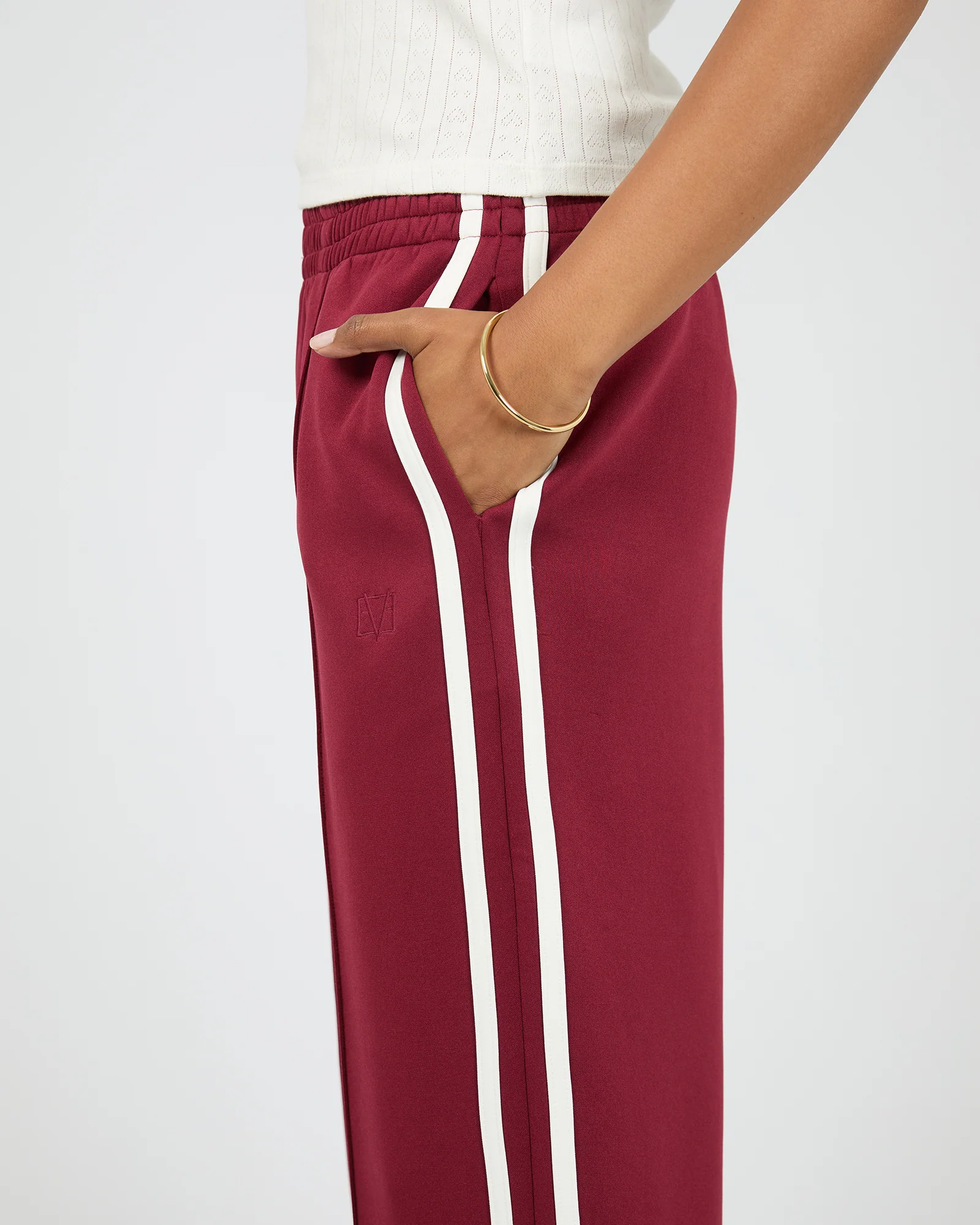 All About Eve On The Daily Track Pant Wine - Image 6