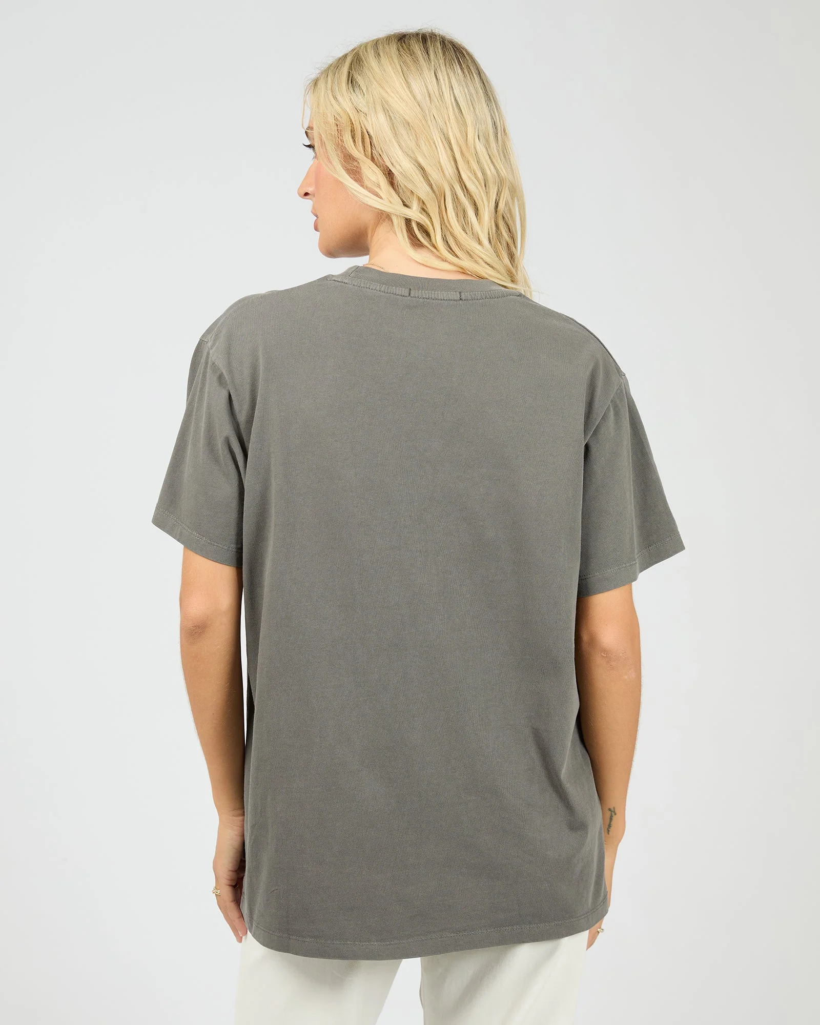 All About Eve Palermo Relaxed Tee Charcoal - Image 6