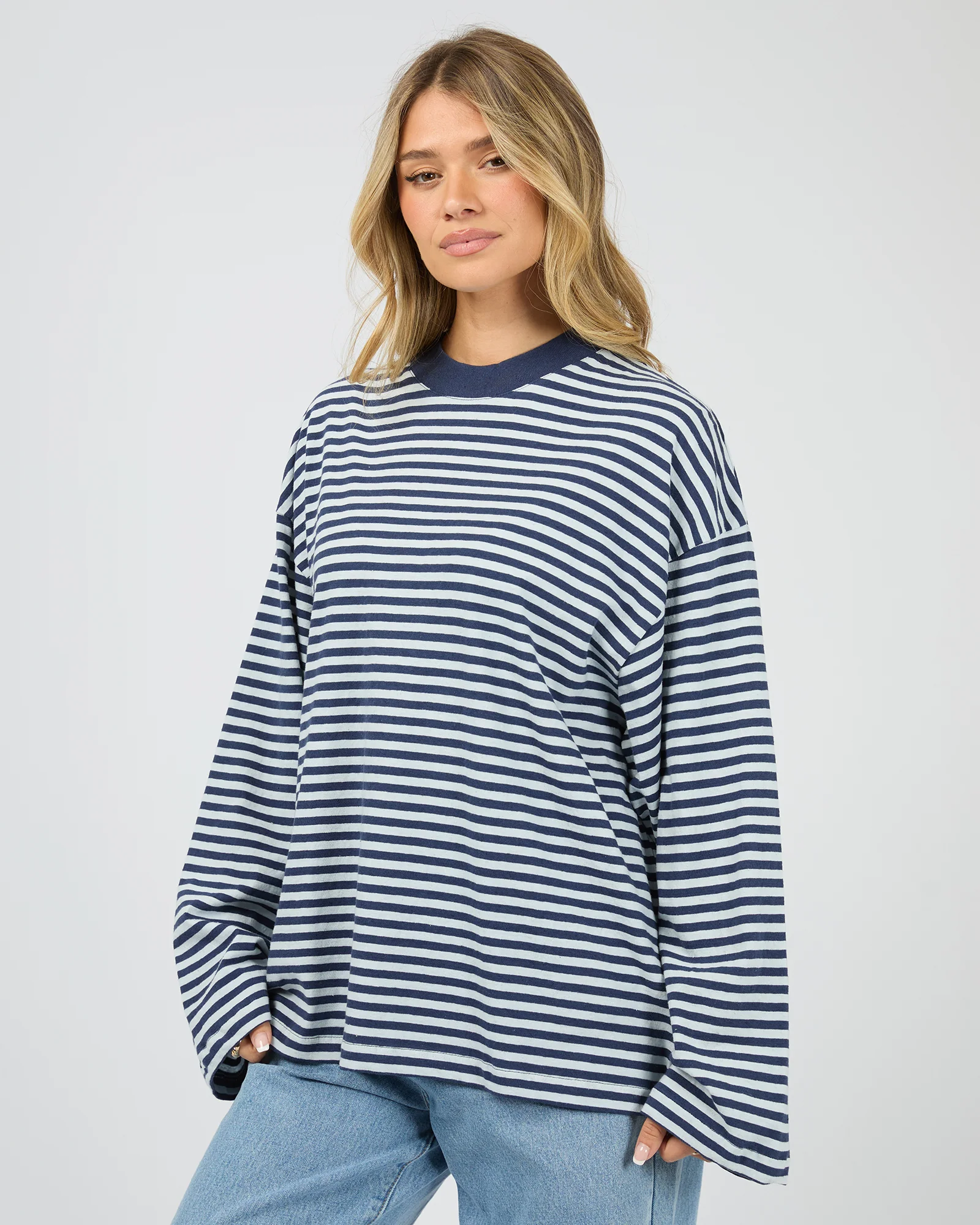 All About Eve Paloma LS Stripe Tee - Image 2