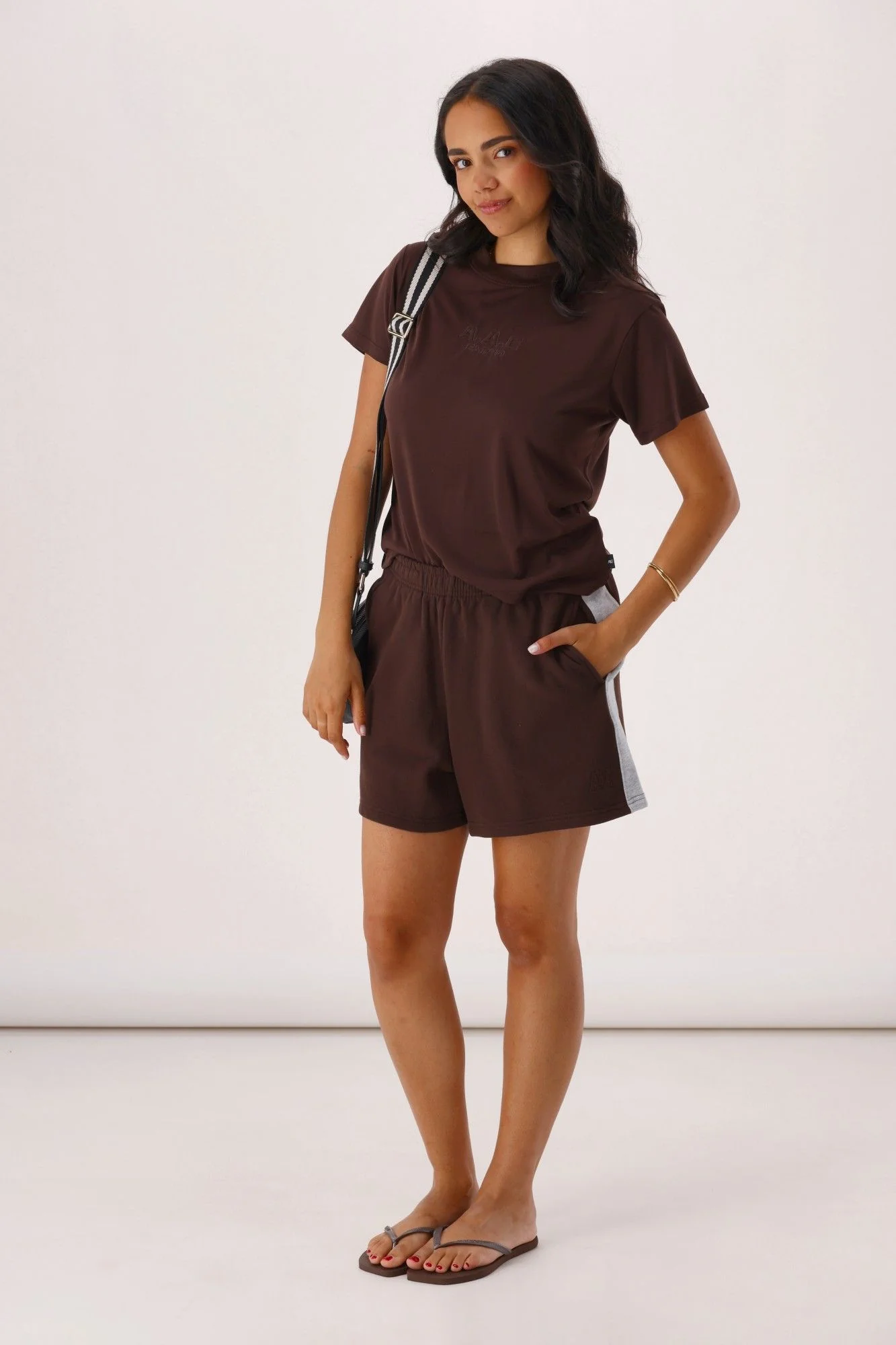 All About Eve Performance Panel Short Brown - Image 5