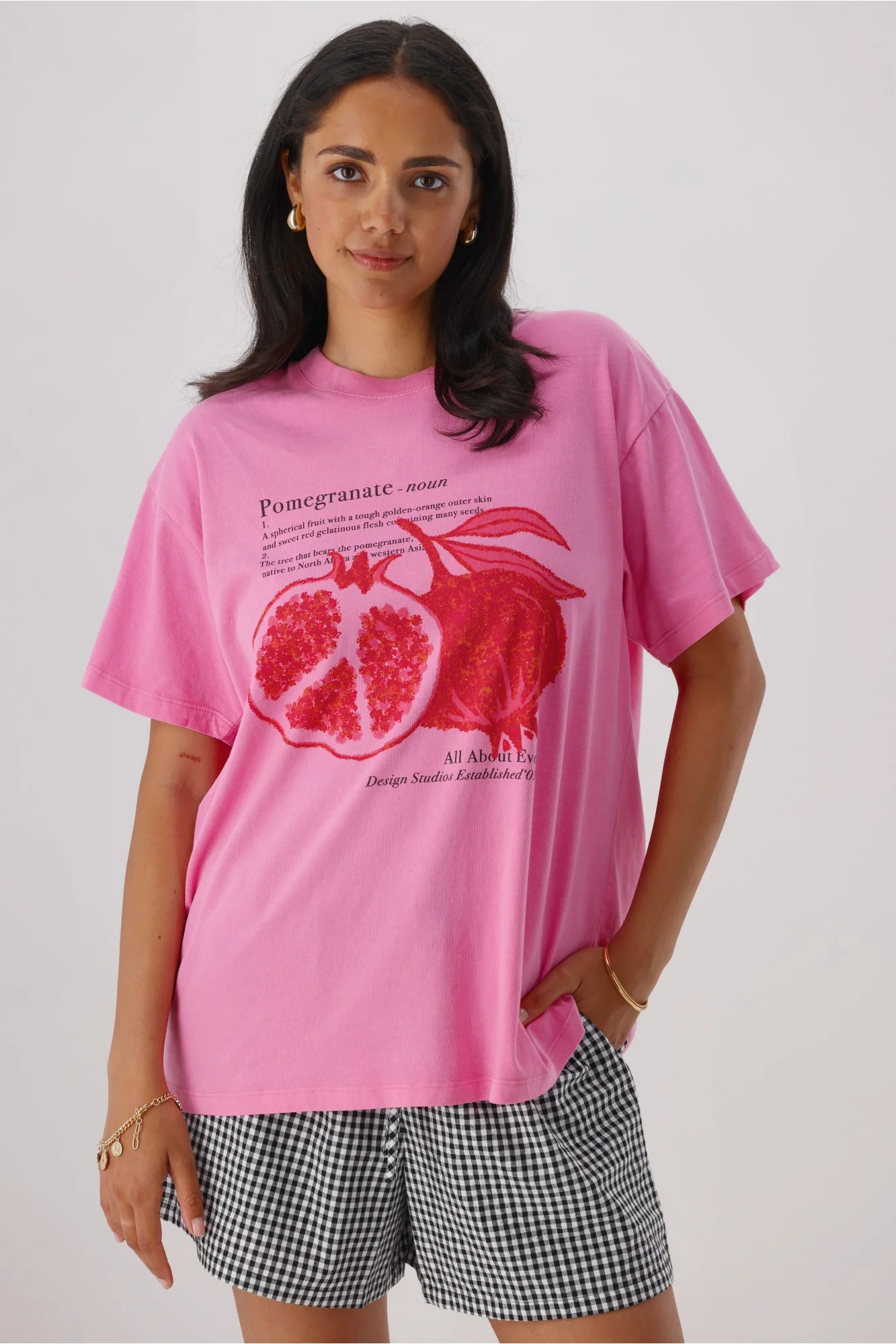 All About Eve Pomegranate Tee Pink - Image 3
