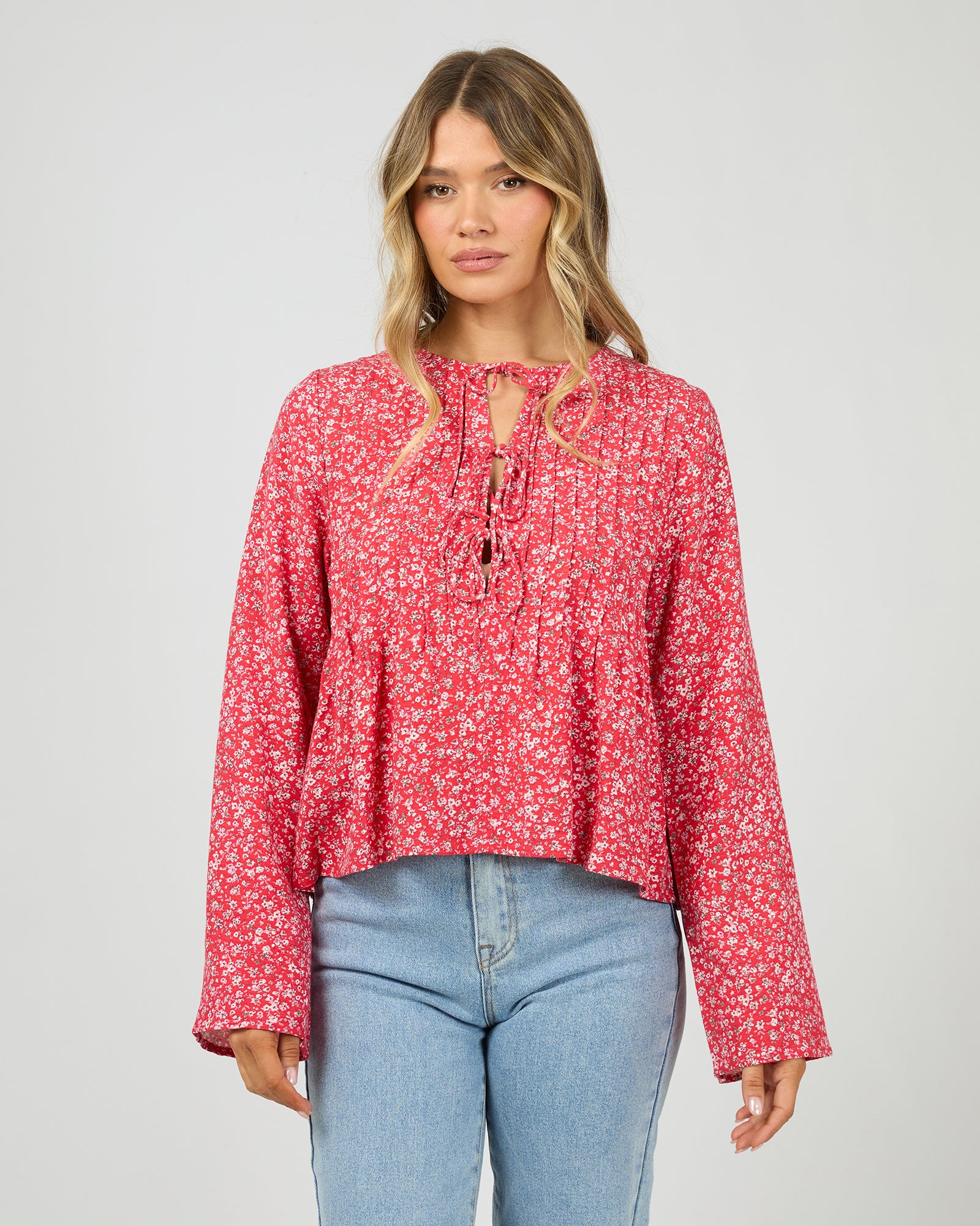 All About Eve Rhea L/S Top Print