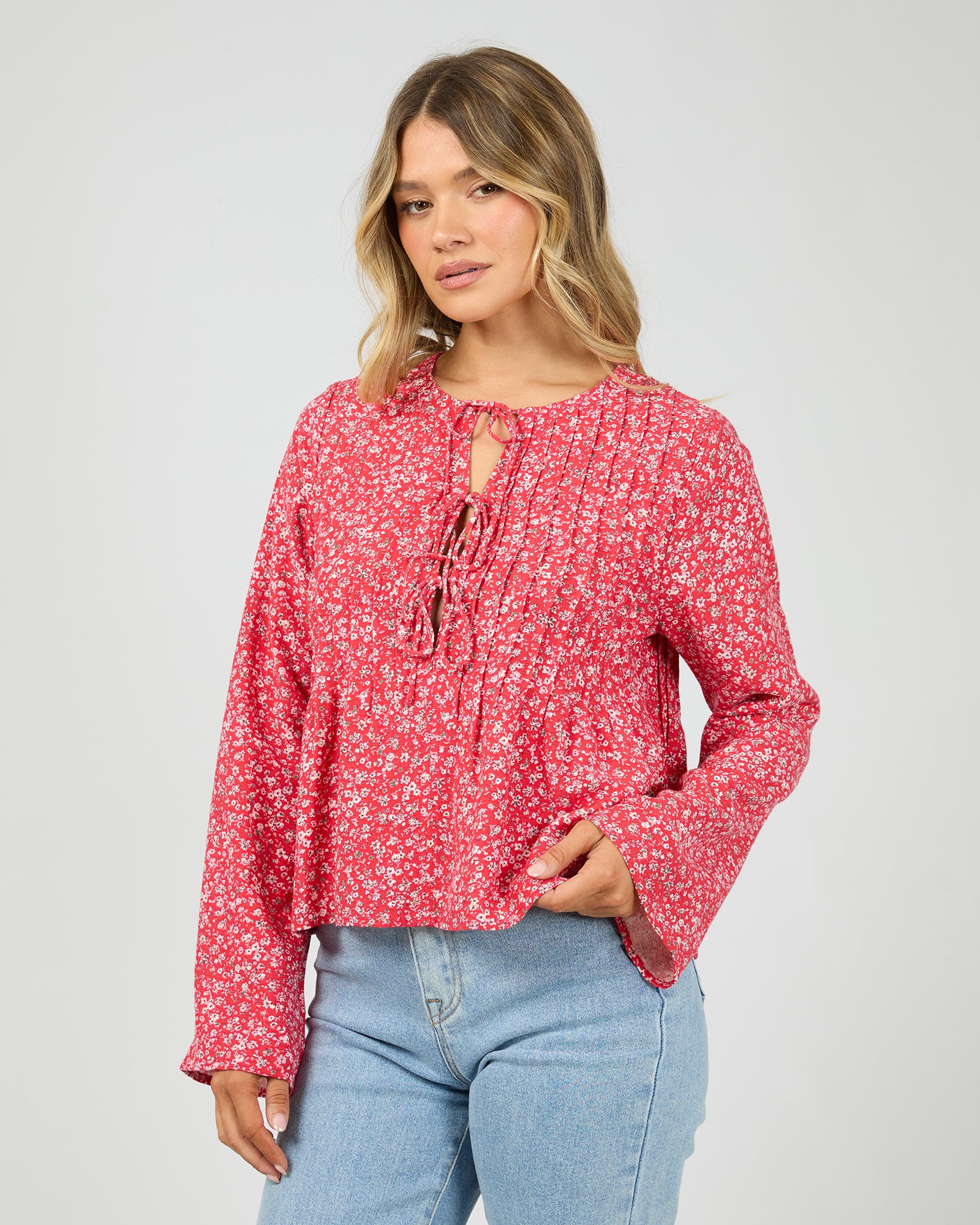 All About Eve Rhea L/S Top Print - Image 2