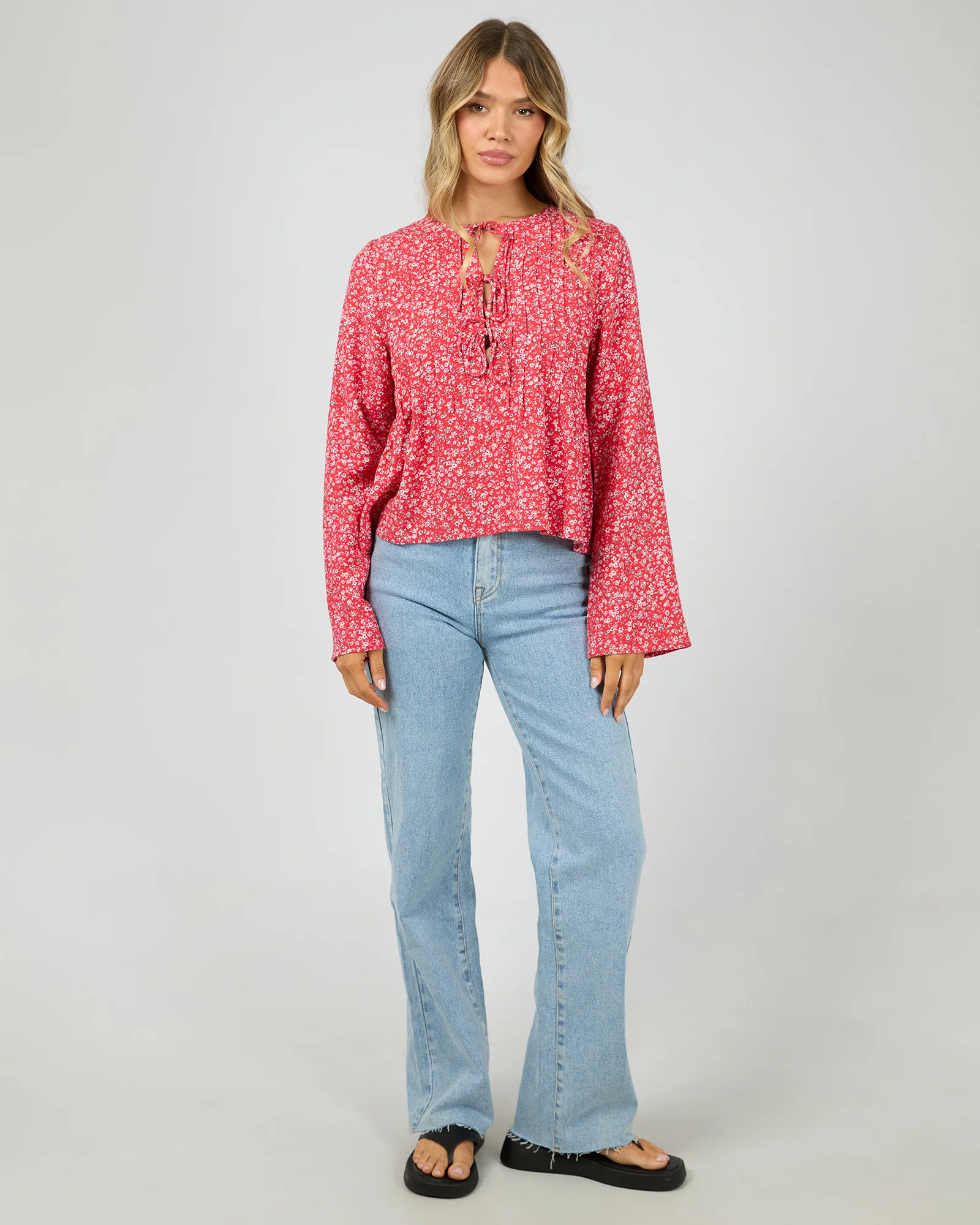 All About Eve Rhea L/S Top Print - Image 4