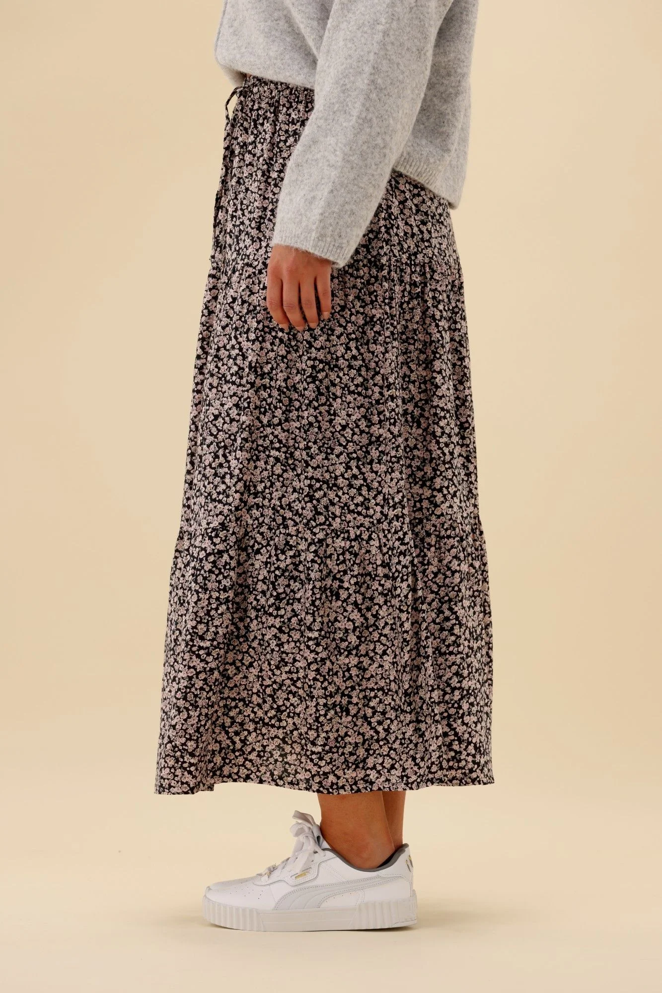 All About Eve Rhea Maxi Skirt Black - Image 5
