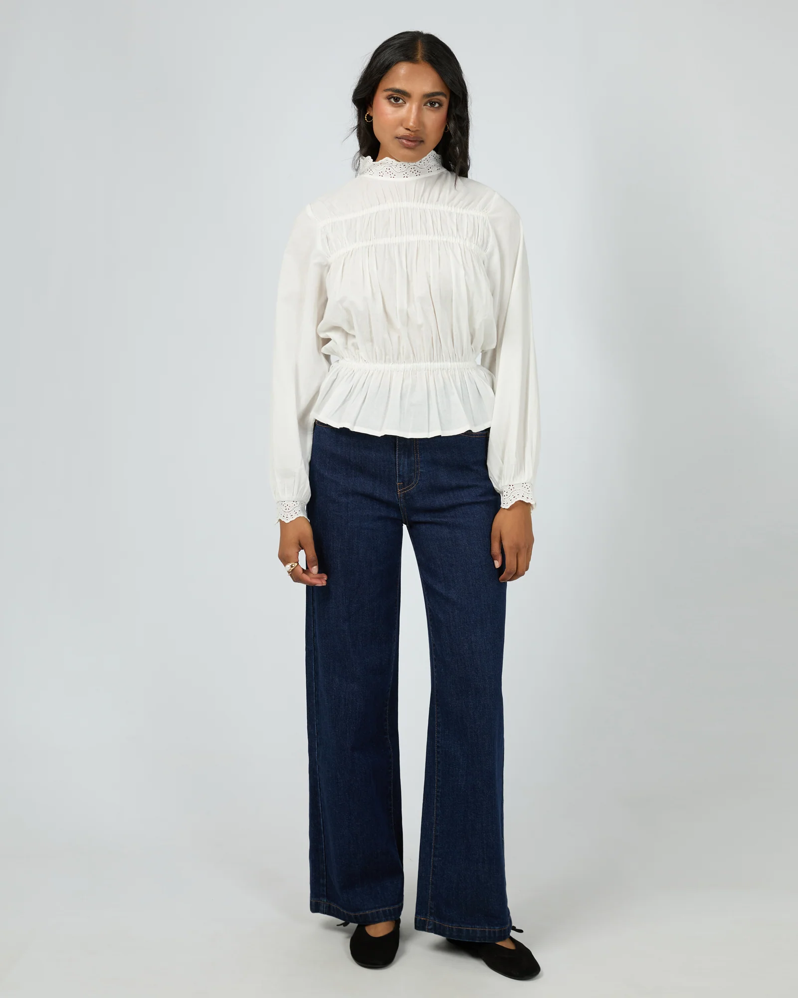 All About Eve Sienna Shirt Vintage White - Image 3