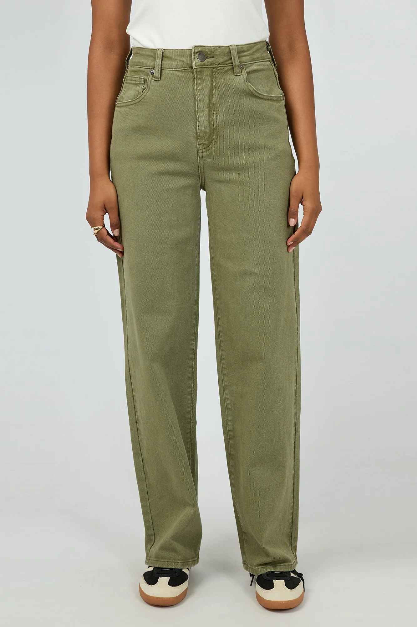 All About Eve Skye Comfort Jean Khaki - Image 2
