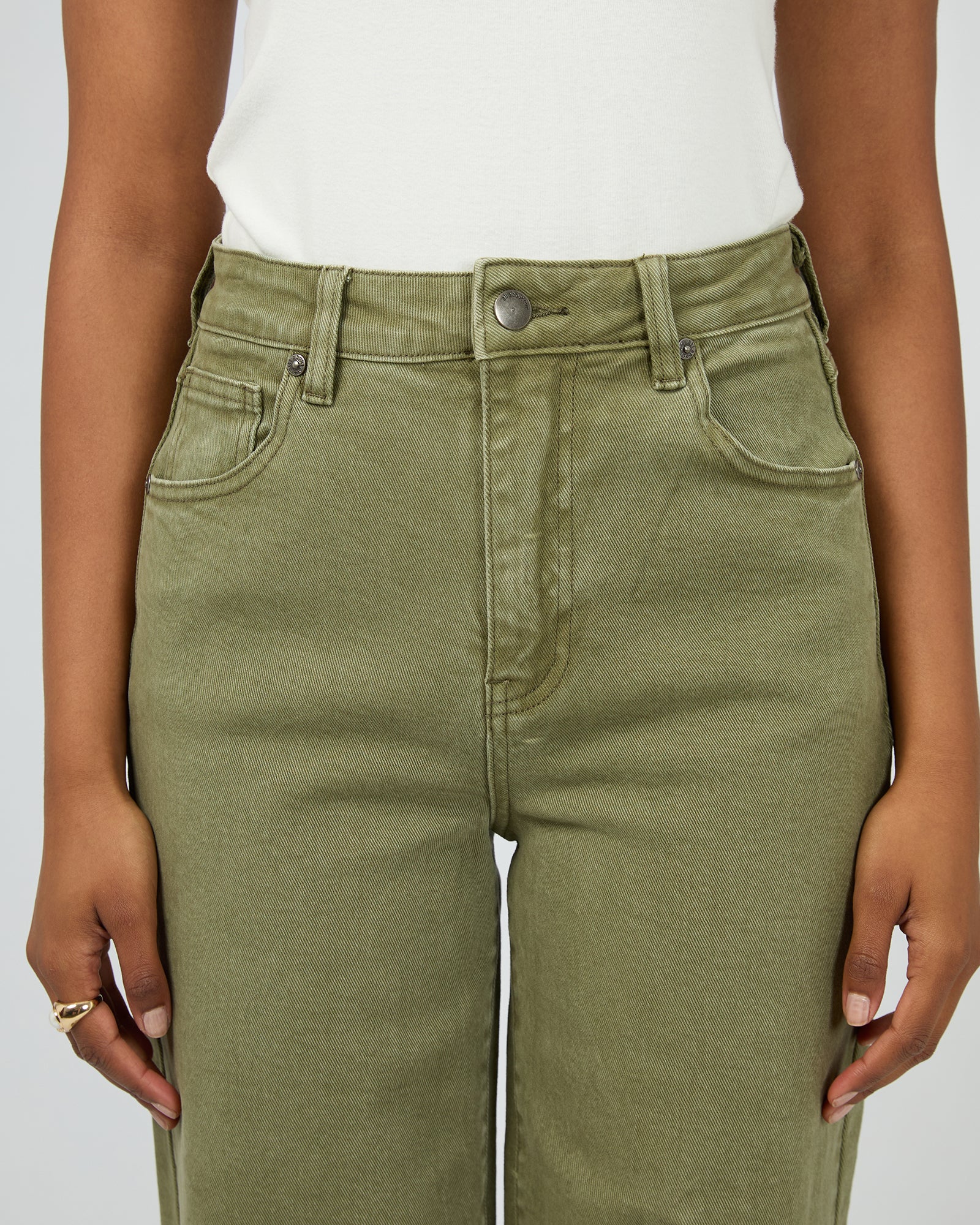 All About Eve Skye Comfort Jean Khaki - Image 3