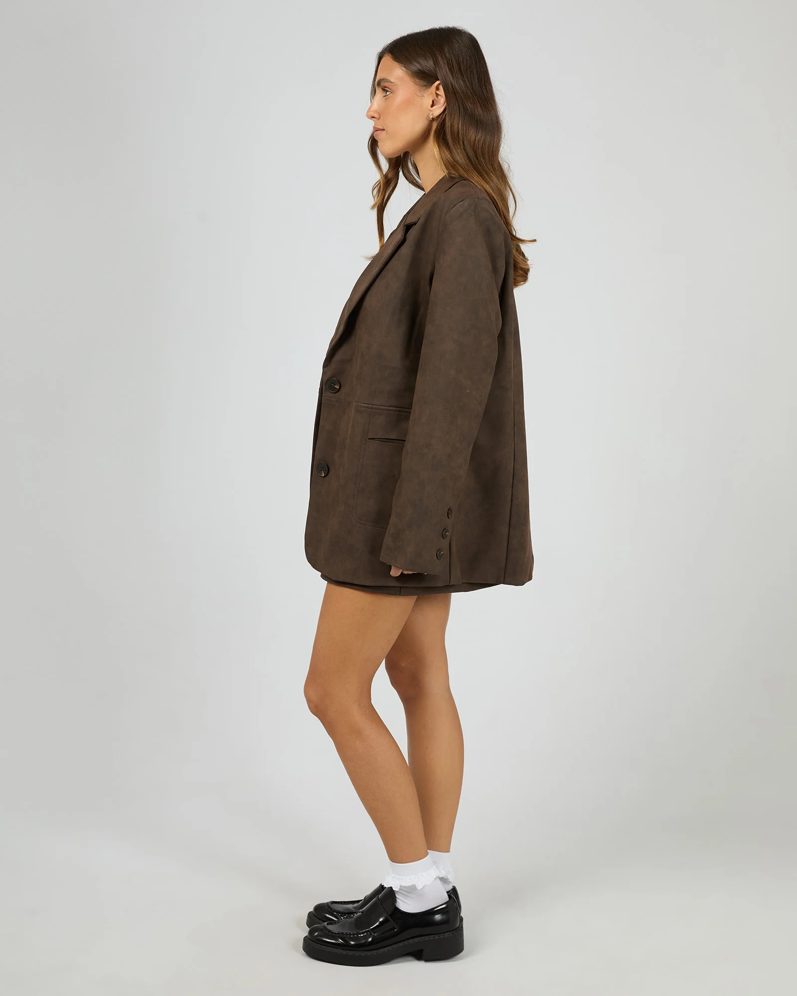 All About Eve Vanner Blazer Coffee - Image 7