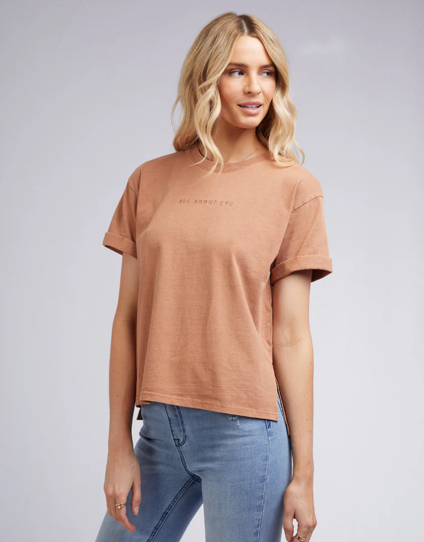 All About Eve AAE Washed Tee Cinnamon - Image 2
