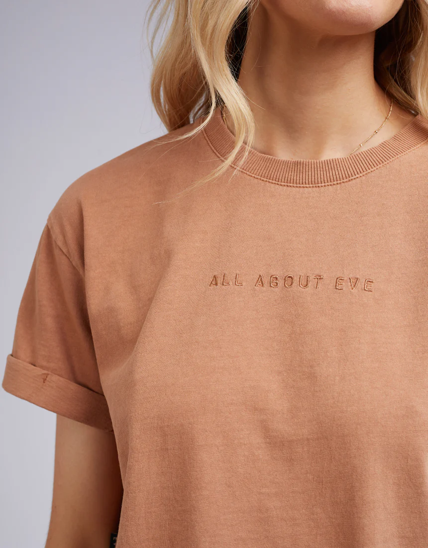 All About Eve AAE Washed Tee Cinnamon - Image 3
