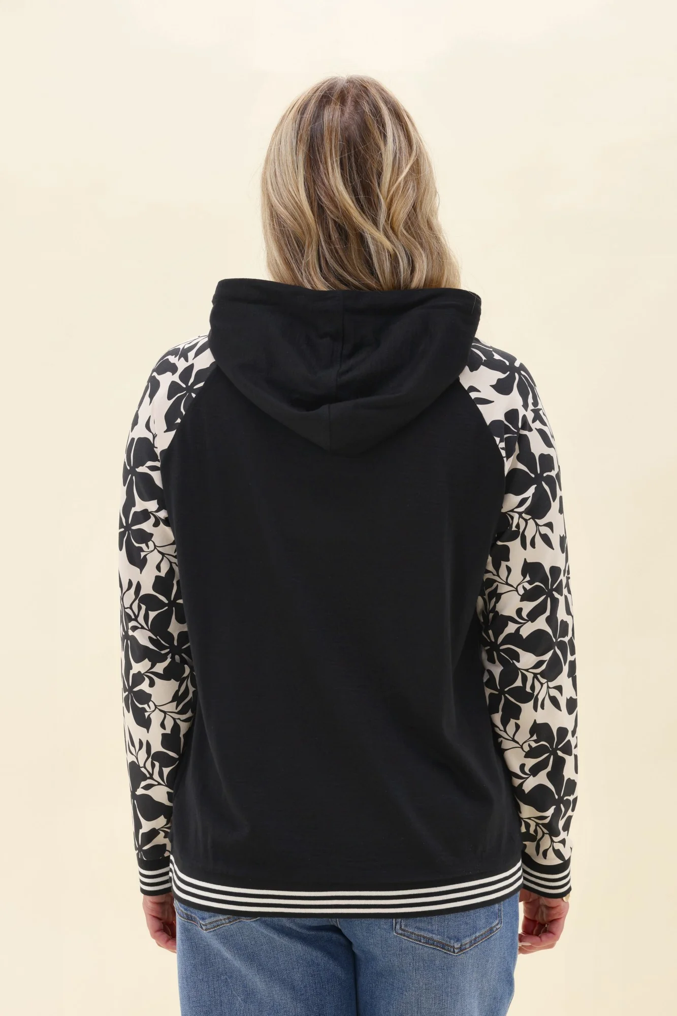 Alpine by Shine On Anglesea Hoodie Black White - Image 6