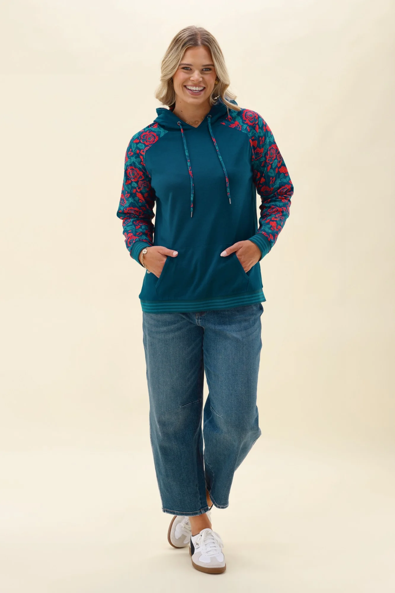 Alpine by Shine On Anglesea Hoodie Teal - Image 4