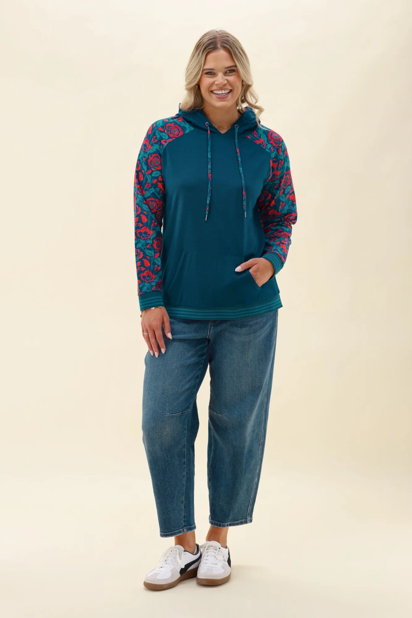 Alpine by Shine On Anglesea Hoodie Teal - Image 5