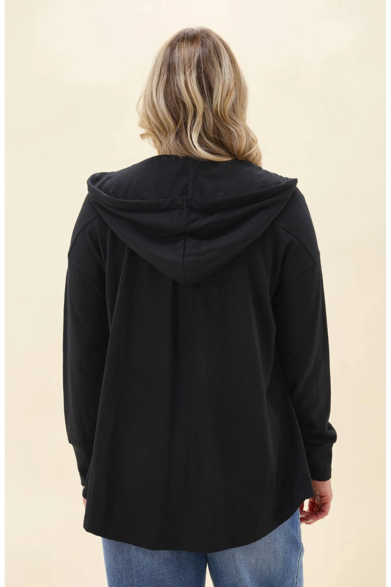 Alpine by Shine On Brooks Zip Front Hoodie Black - Image 6
