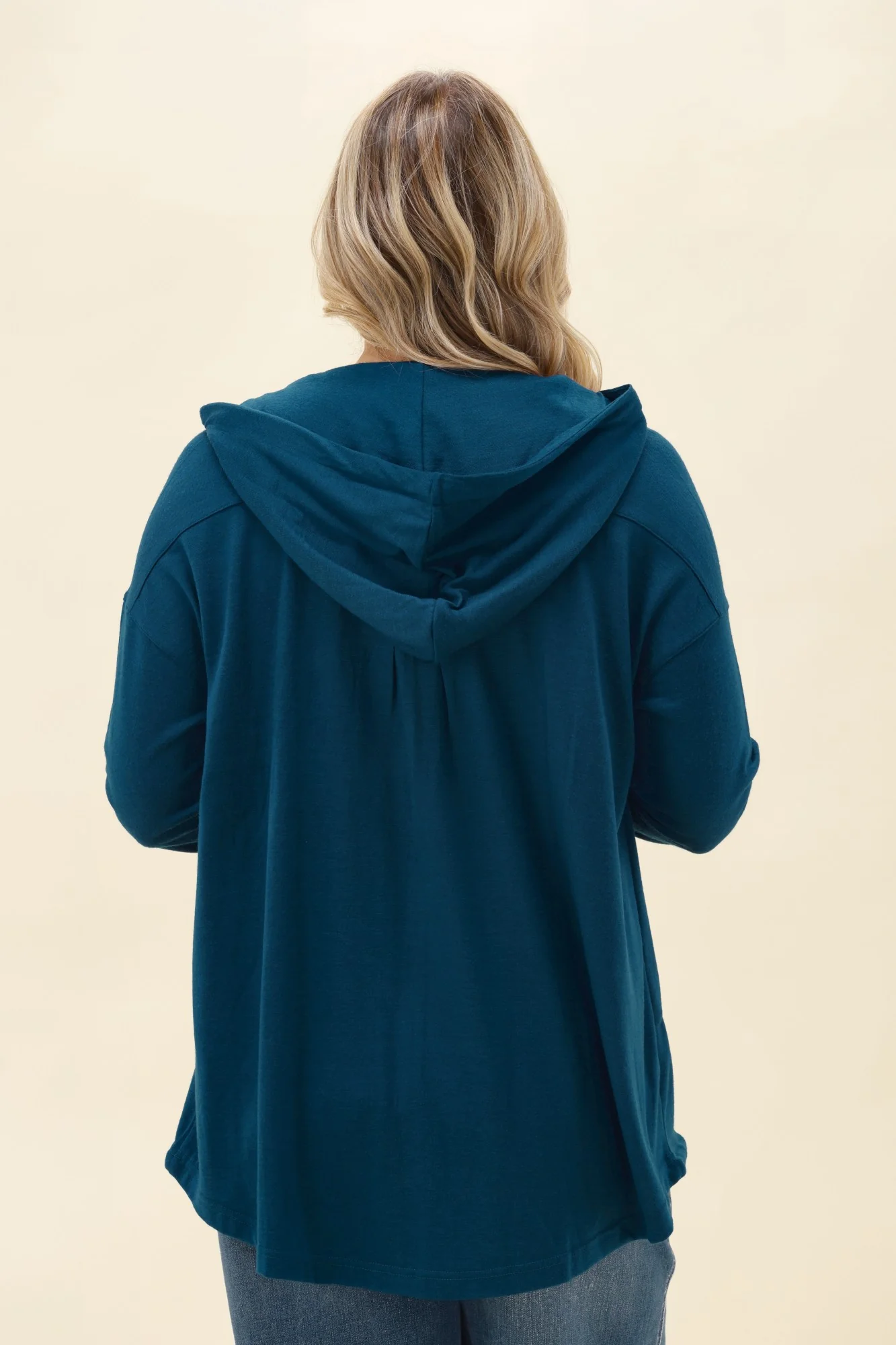 Alpine by Shine On Brooks Zip Front Hoodie Teal - Image 6