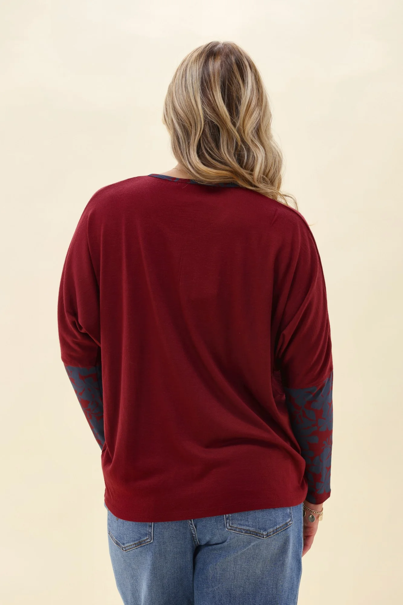 Alpine by Shine On Lyon Merino Hi-lo Top Cherry - Image 6