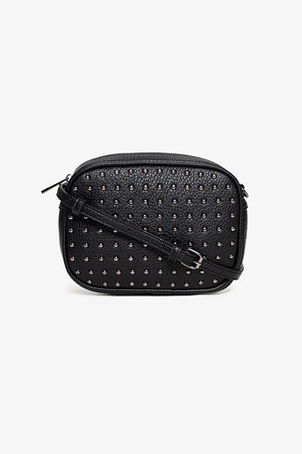 Antler Aggie Bag Black And Gunmetal Stud