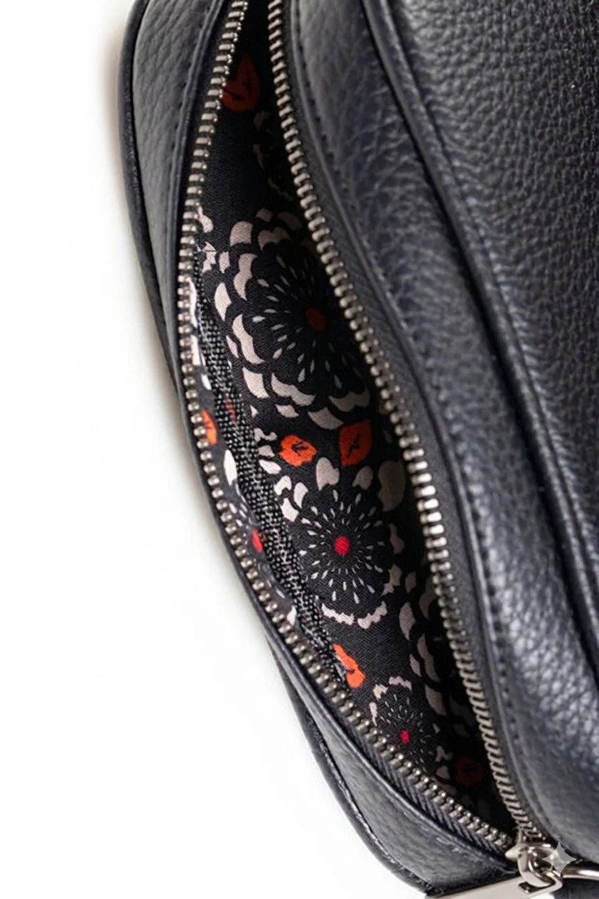 Antler Aggie Bag Black And Gunmetal Stud - Image 2
