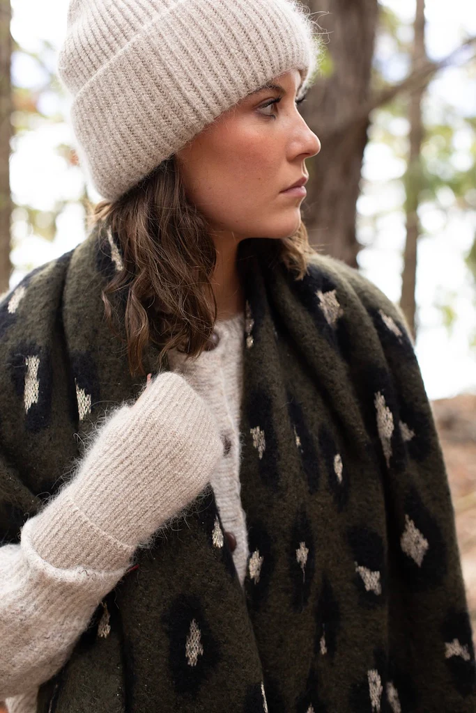 Antler Golden Prowl Scarf Khaki