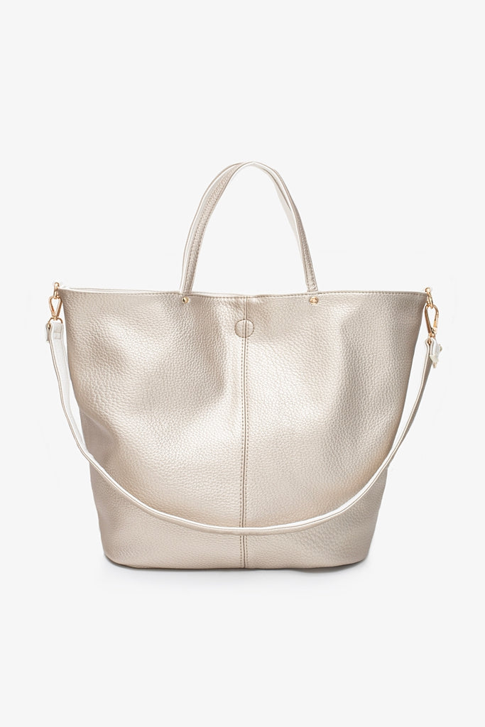 Antler Hartley Reversible Tote Bone And Gold - Image 2