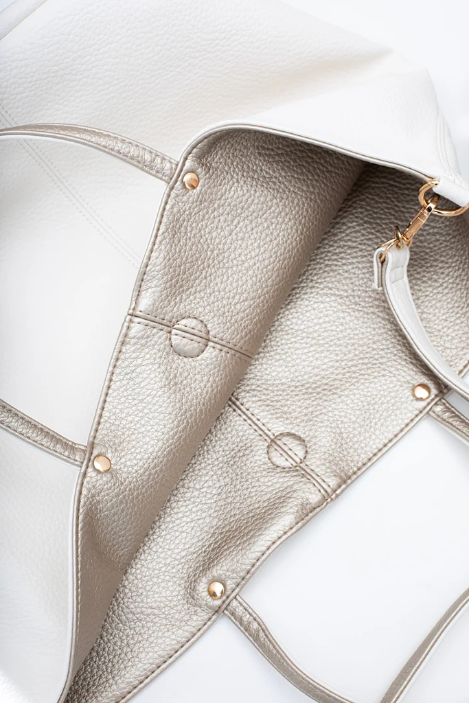 Antler Hartley Reversible Tote Bone And Gold - Image 3