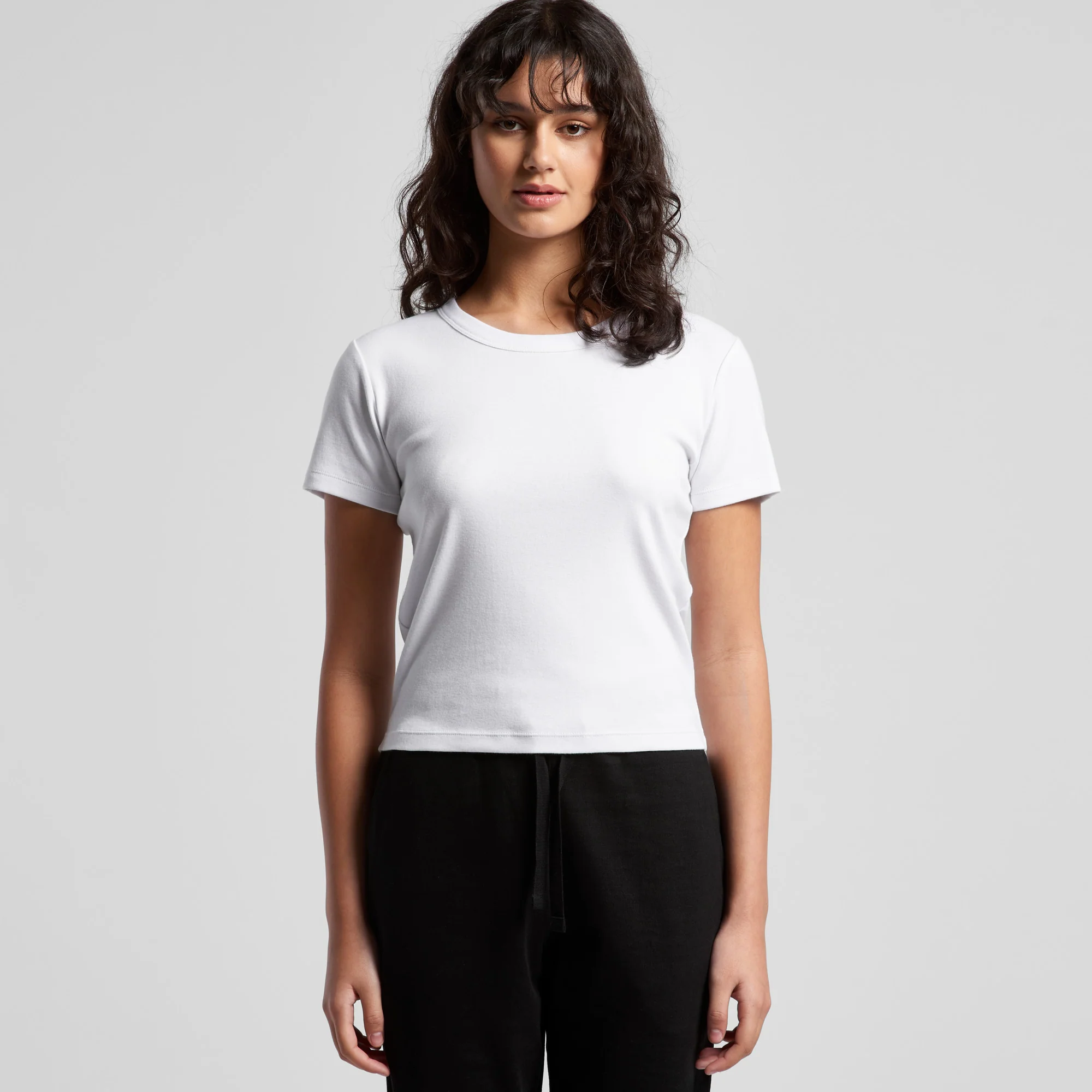 AS Colour Organic Rib Baby Tee White - Image 6