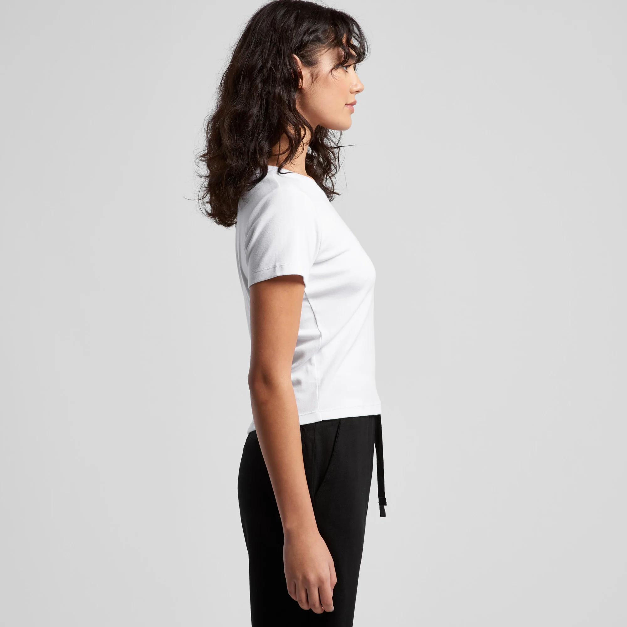 AS Colour Organic Rib Baby Tee White - Image 7