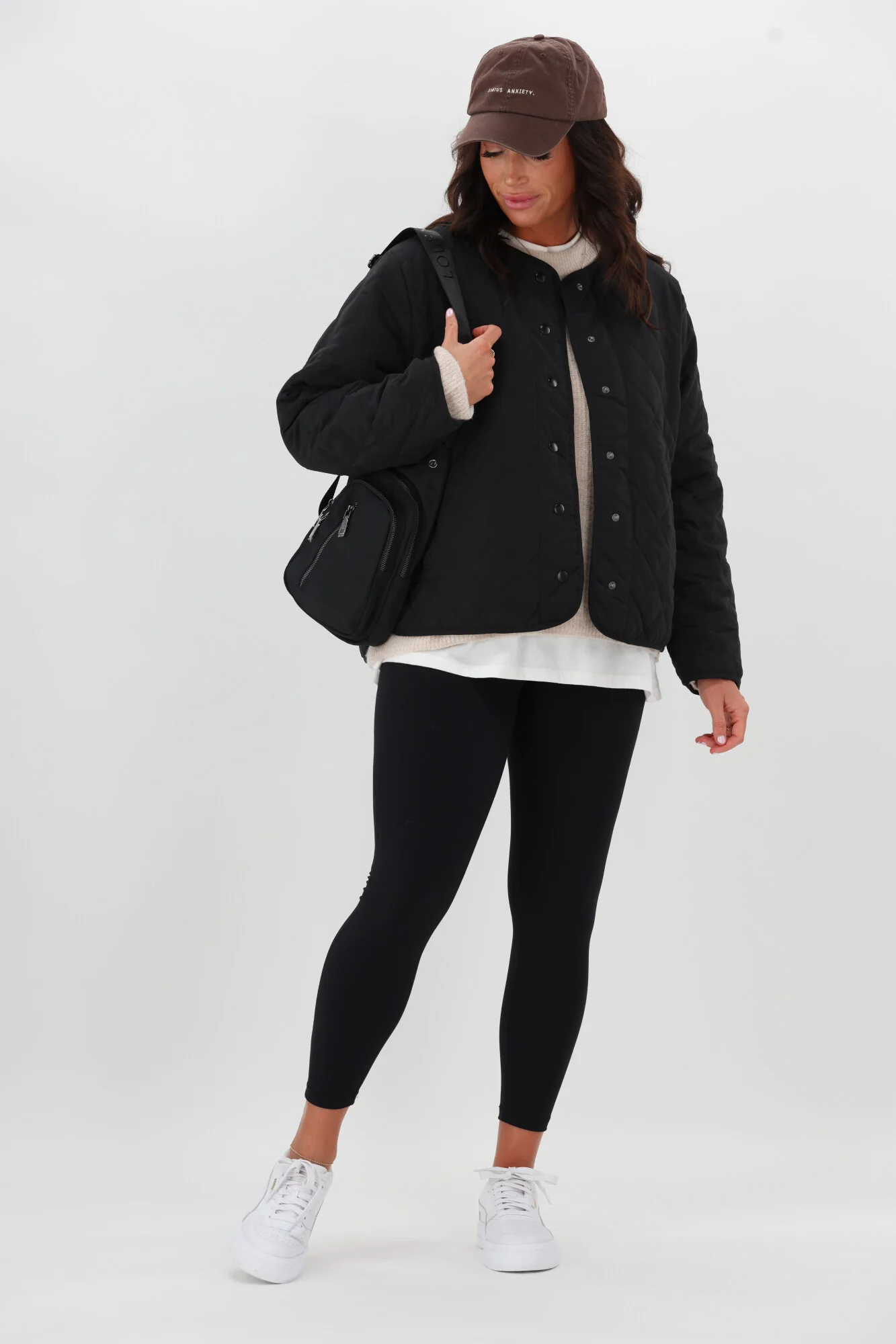 AS Colour Wo's Quilted Jacket Black - Image 3