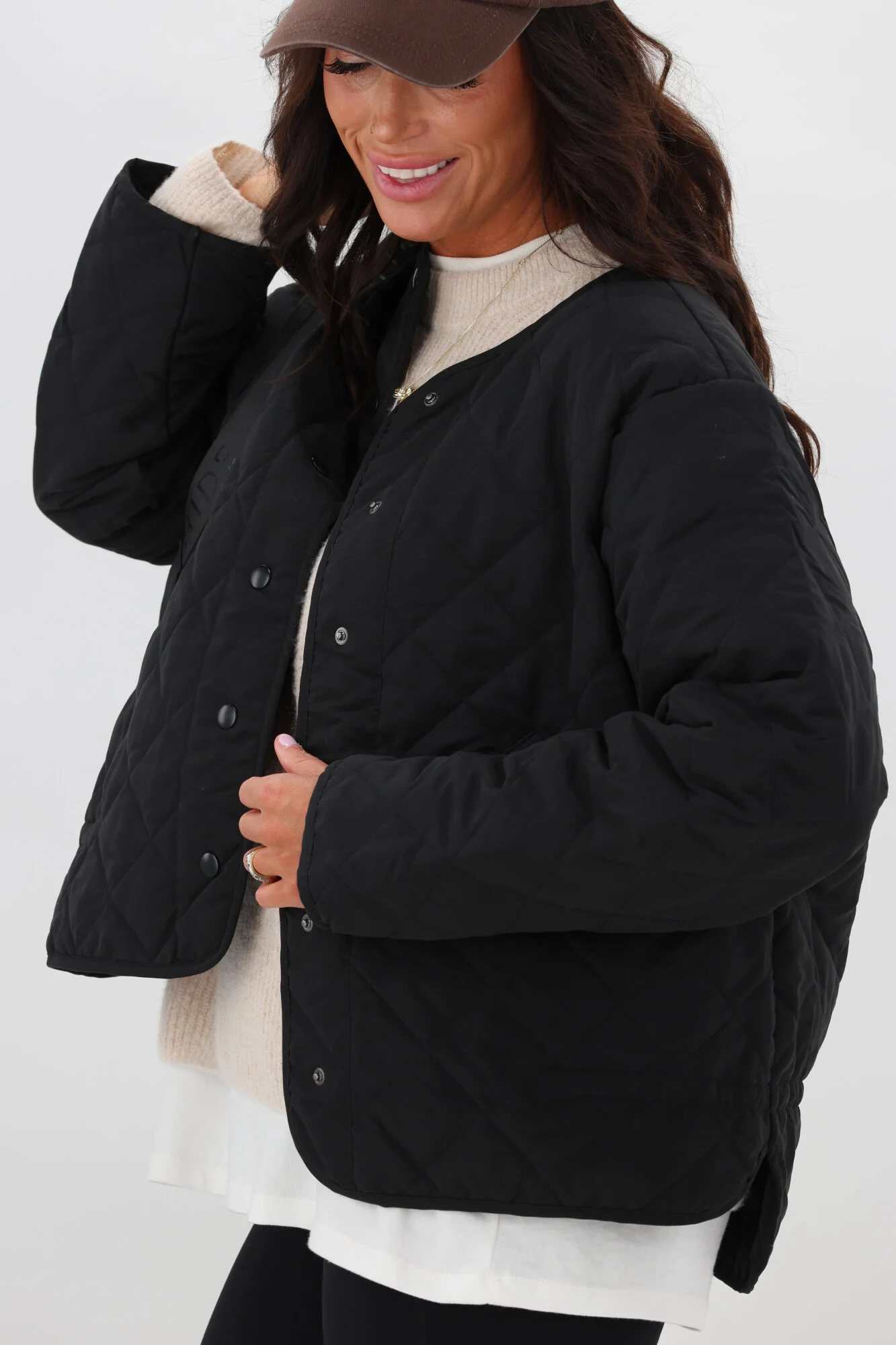 AS Colour Wo's Quilted Jacket Black - Image 4