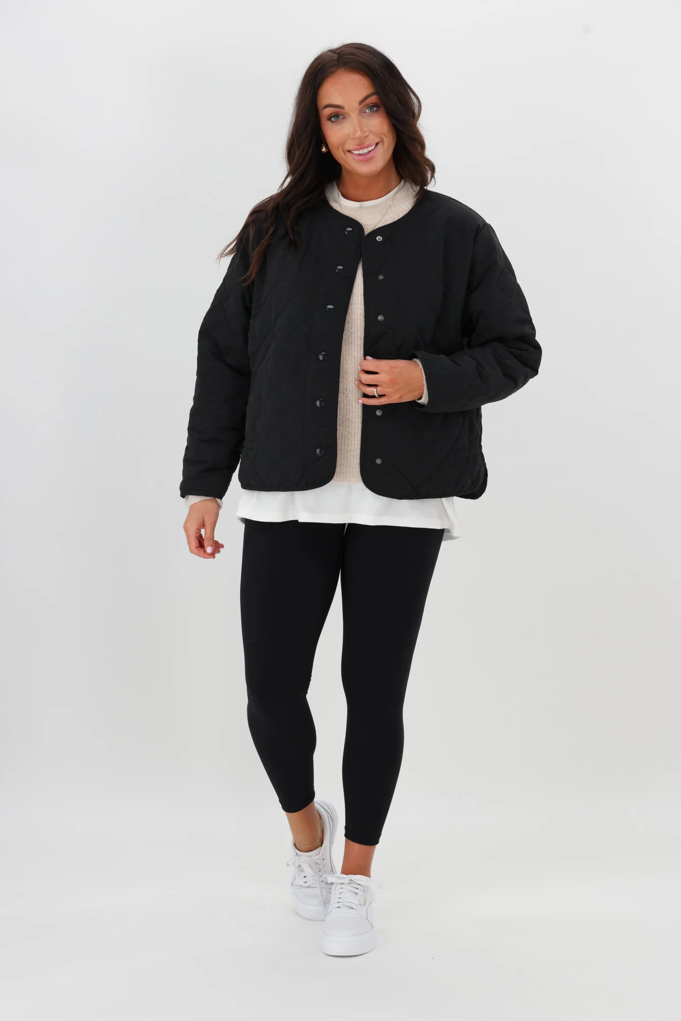 AS Colour Wo's Quilted Jacket Black - Image 5
