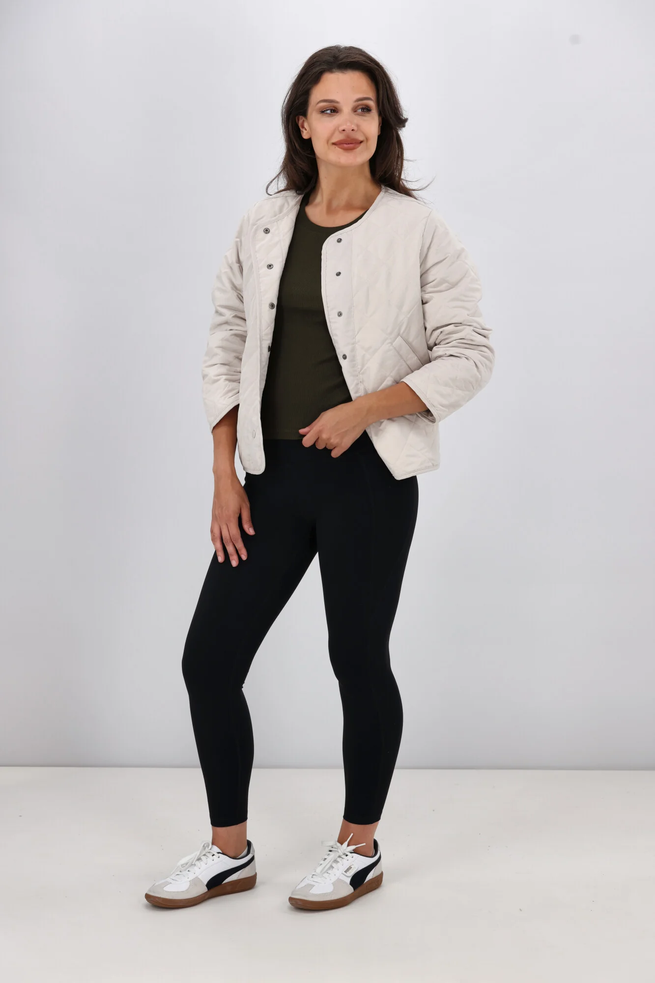 AS Colour Wo's Quilted Jacket Bone - Image 6