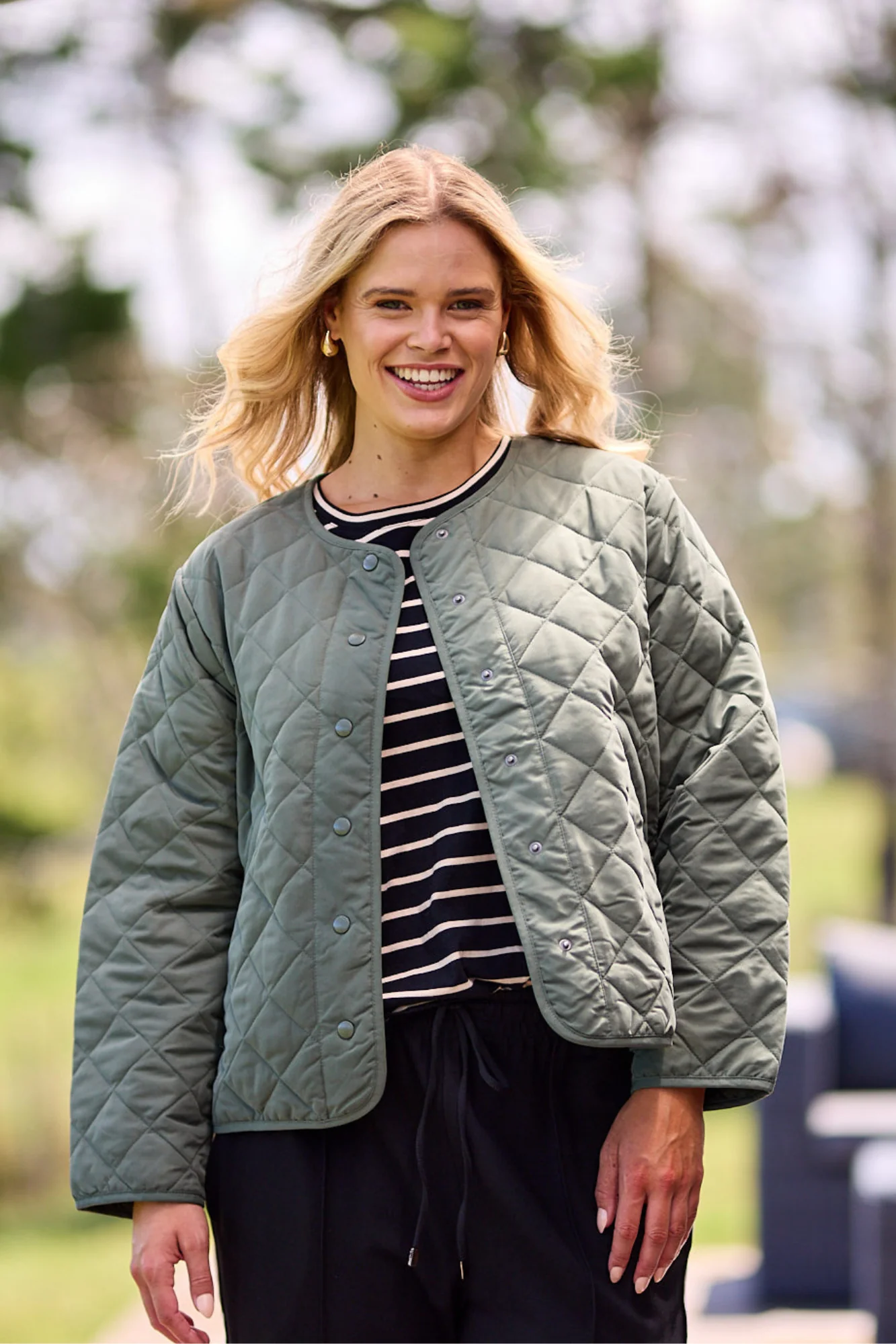 AS Colour Wo's Quilted Jacket Cypress