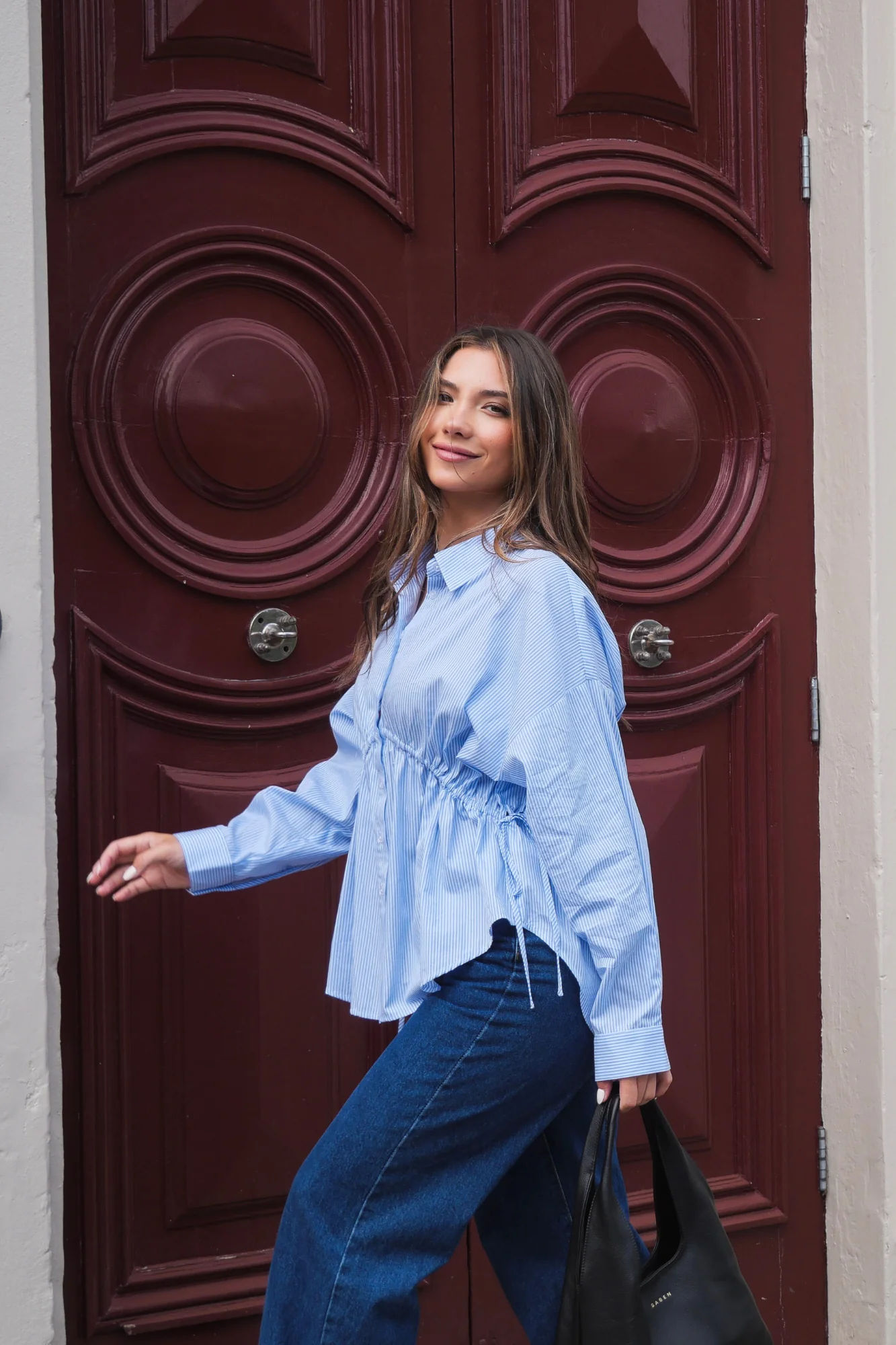 Ayva Amy Shirt With Drawcord Stripe - Image 3