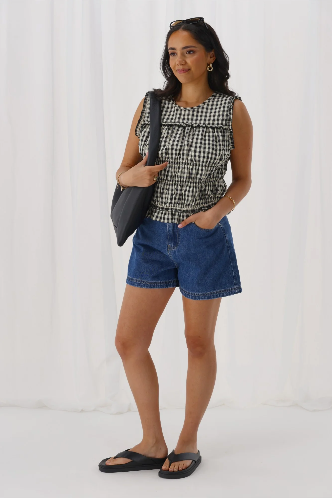 Ayva Chloe Top Gingham - Image 3