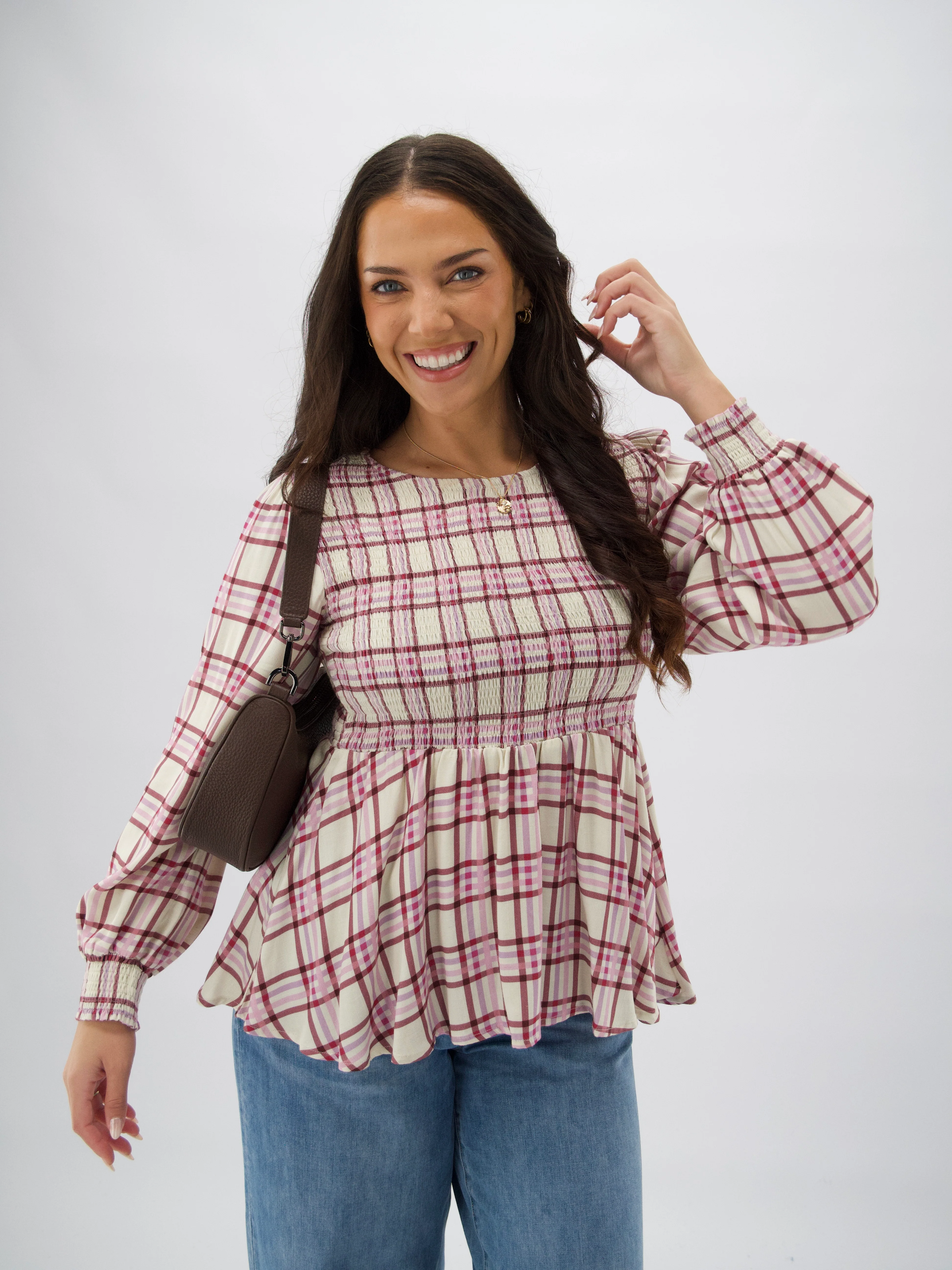 Ayva Emme Check Top - Image 2
