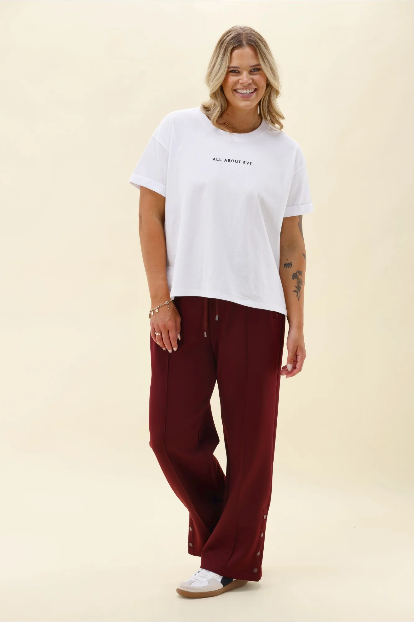 Ayva Erika Pant Burgundy - Image 8