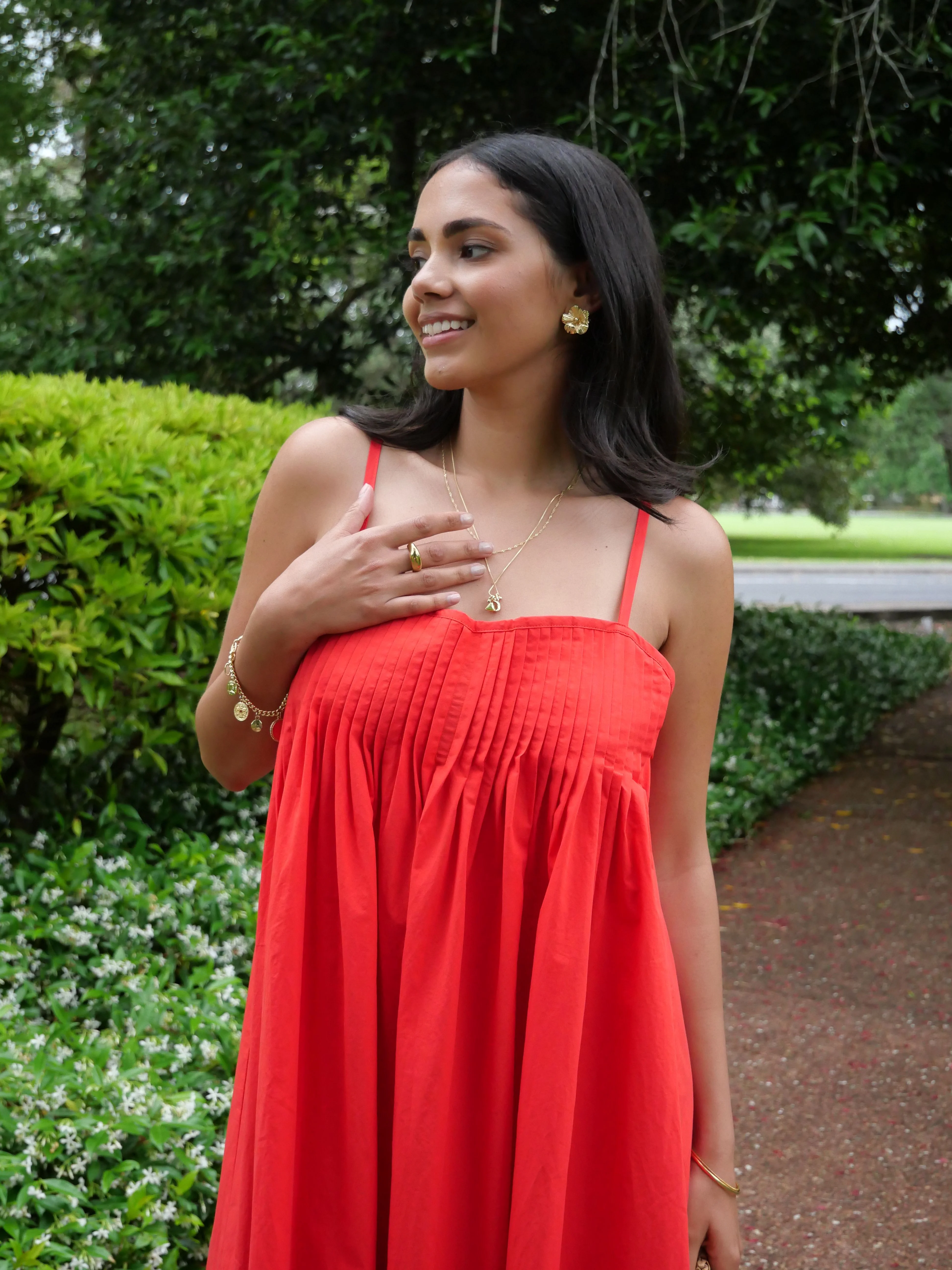 Ayva Estelle Maxi Dress Red - Image 10